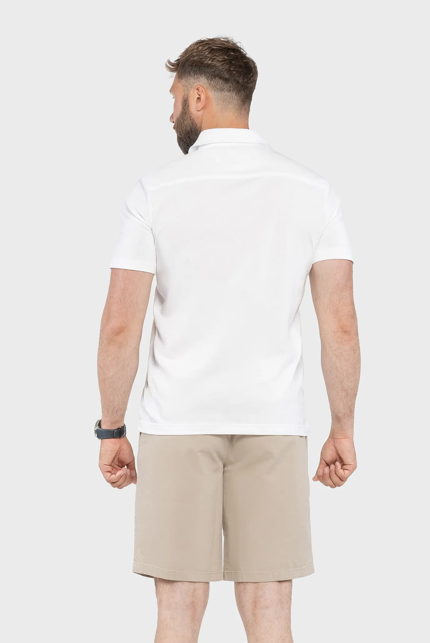 Чоловіче біле поло 4