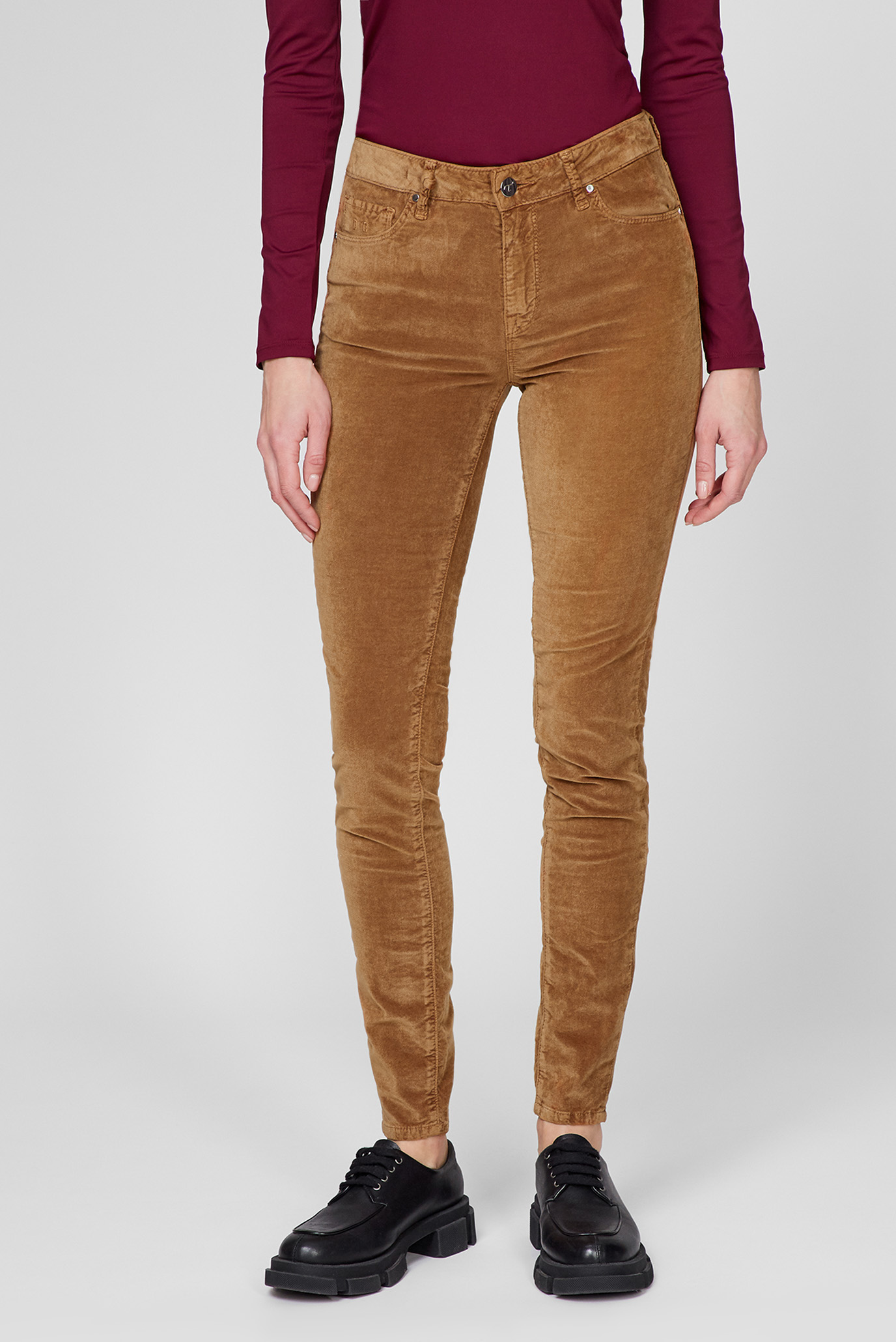 Женские коричневые брюки 1