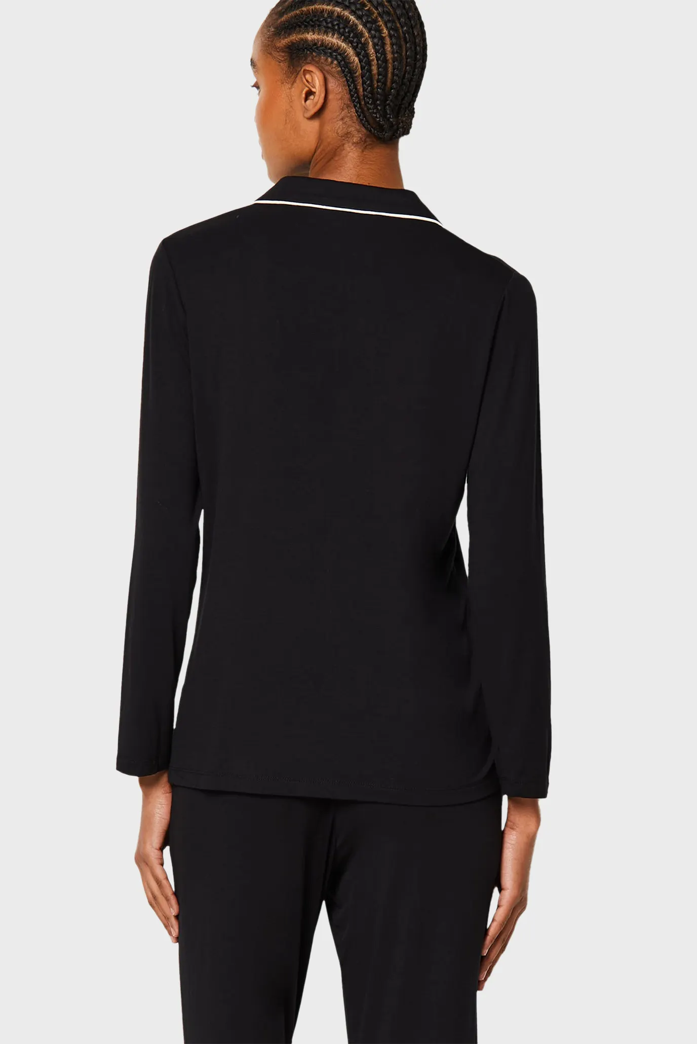 Жіноча чорна сорочка ALBANE 3