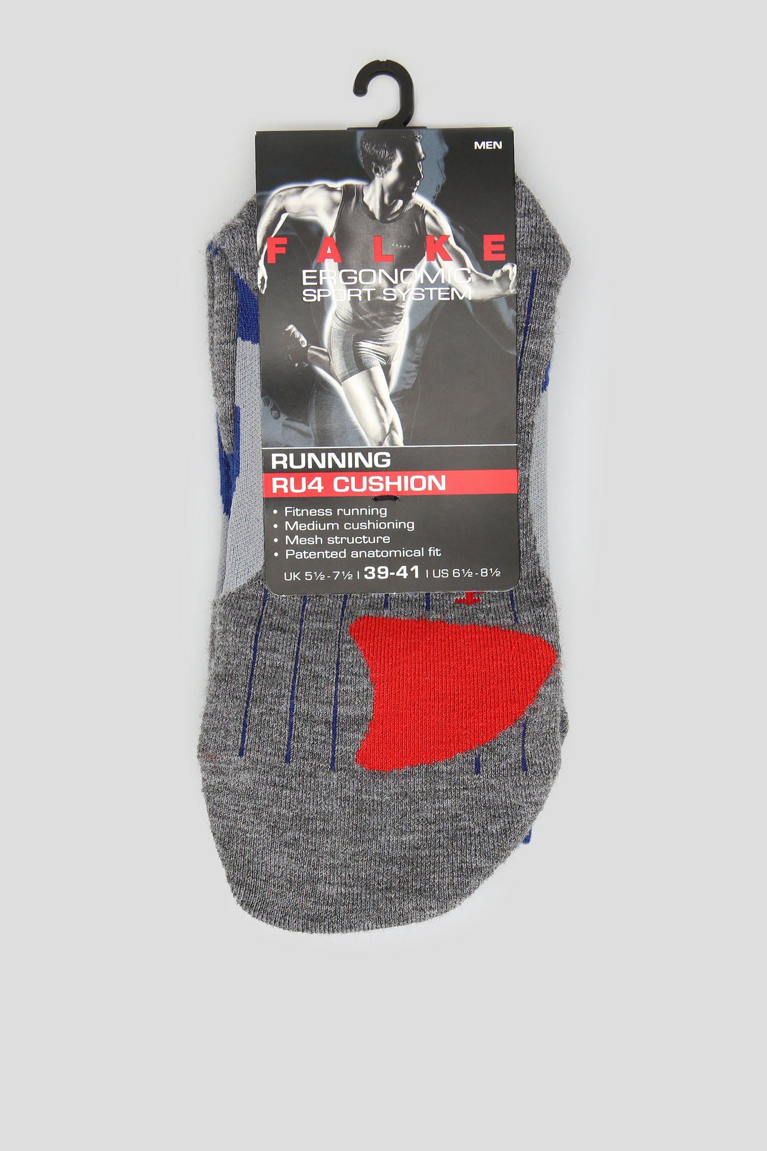 Жіночі сині шкарпетки для бігу RU4 CUSHION 1