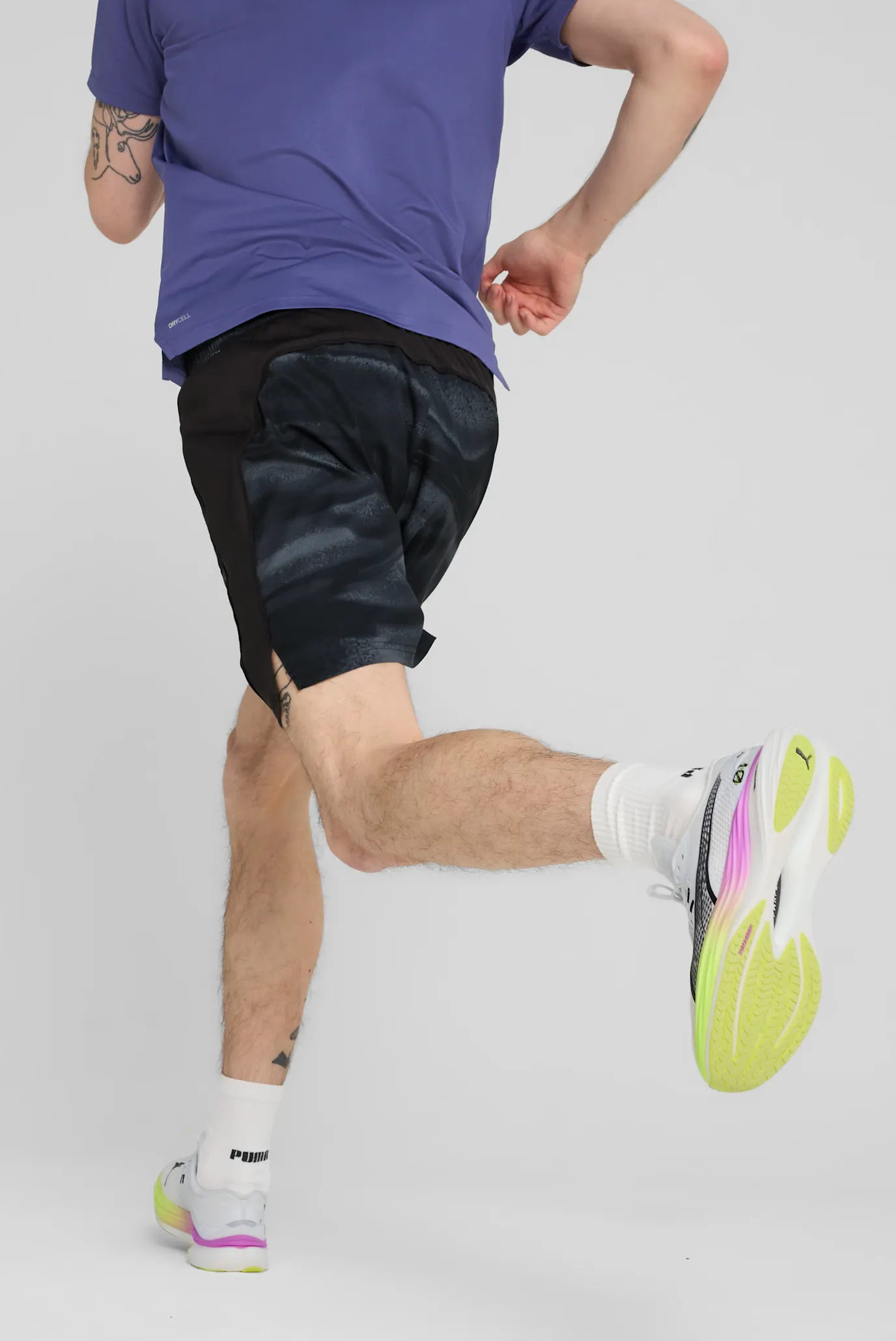 Мужские черные шорты VELOCITY All-Over Print 7