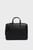 Чоловіча чорна сумка для ноутбука з візерунком MINIMALISM SLIM LAPTOP BAG MONO