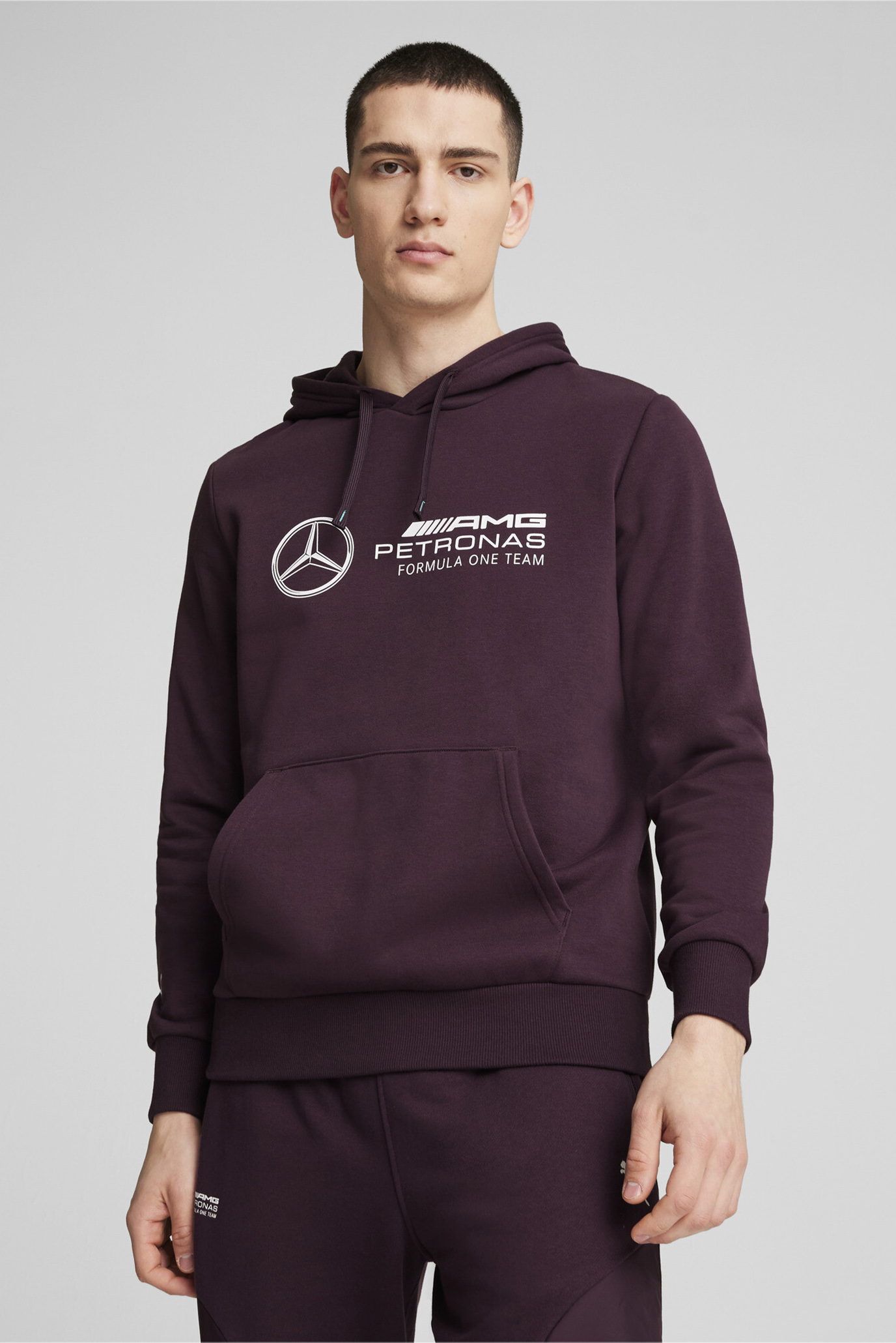 Чоловіче фіолетове худі Mercedes-AMG Petronas F1® ESS Hoodie Men 1