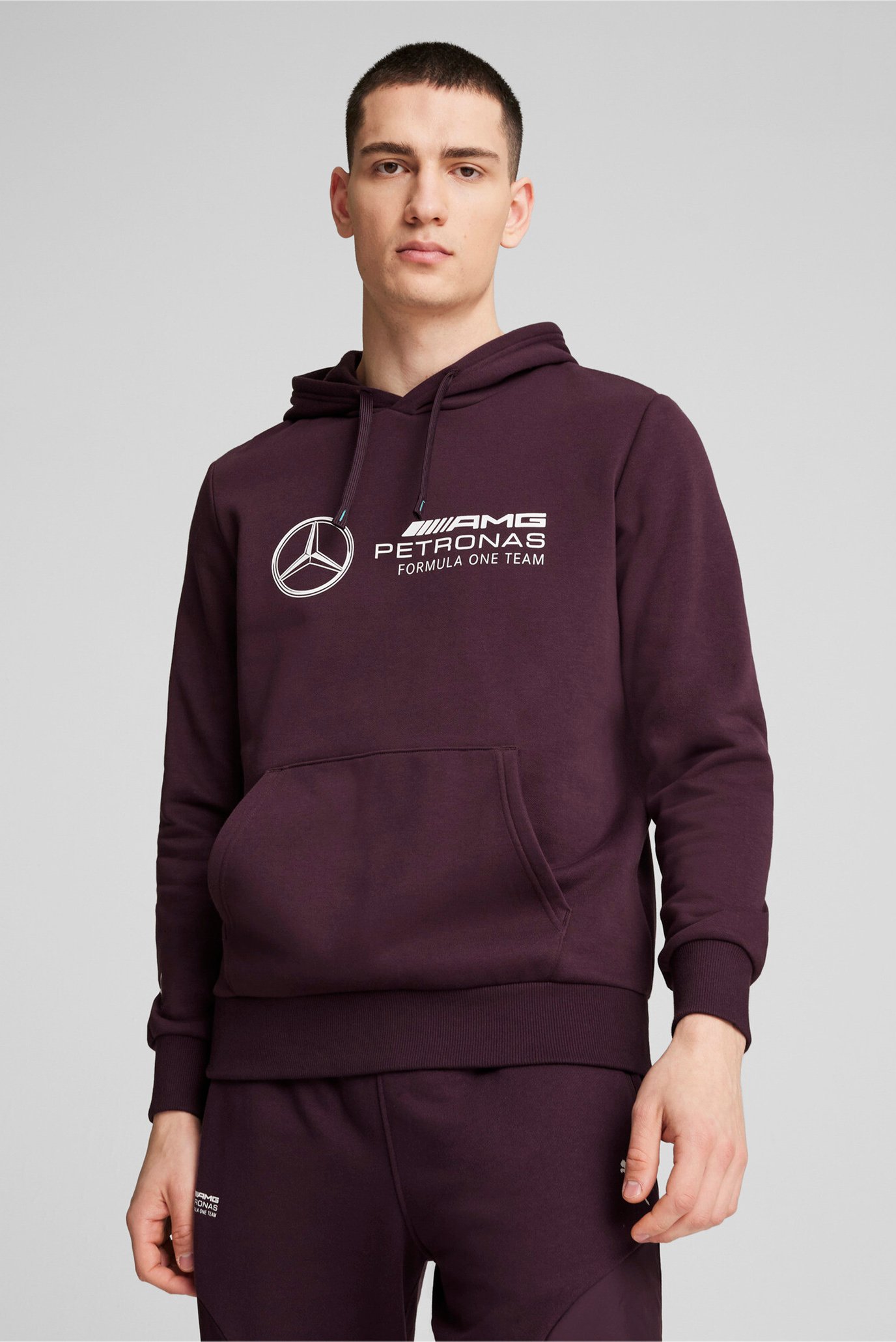 Мужское фиолетовое худи Mercedes-AMG Petronas F1® ESS Hoodie Men 1