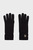 Женские черные кашемировые перчатки CASHMERE CHIC GLOVES
