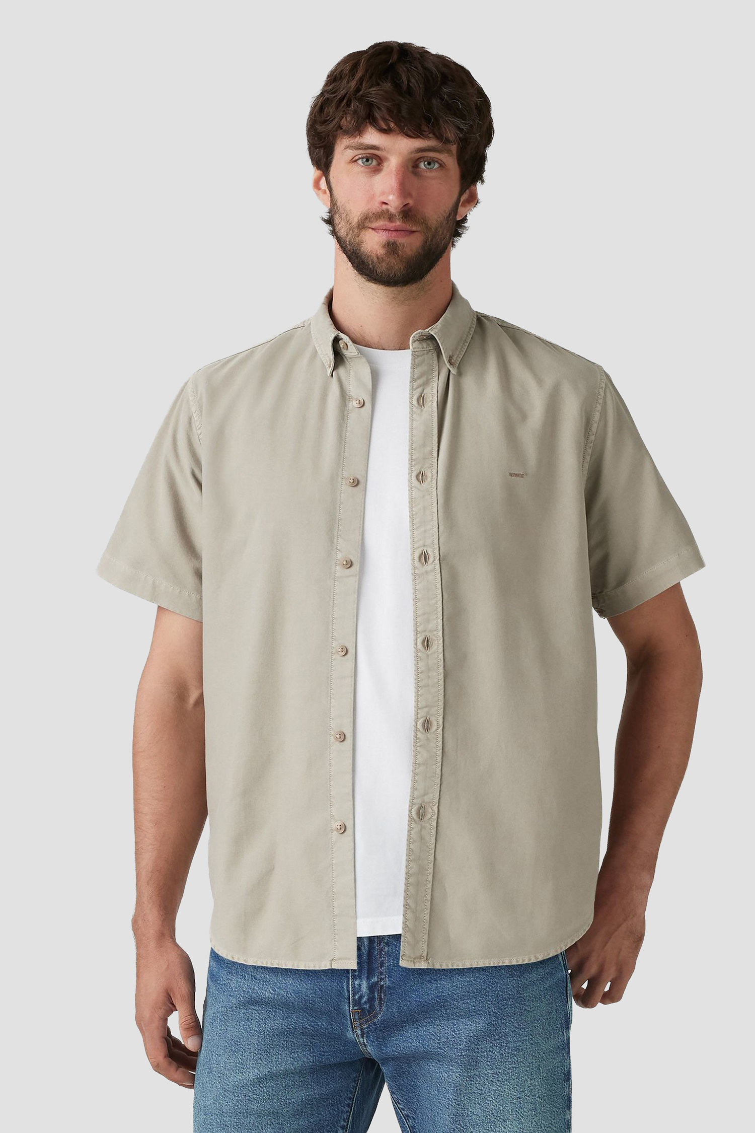 Мужская бежевая рубашка Бежевый S Levi’s® A9161;0016 Мужская бежевая рубашка Бежевый S Levi’s® A9161;0016