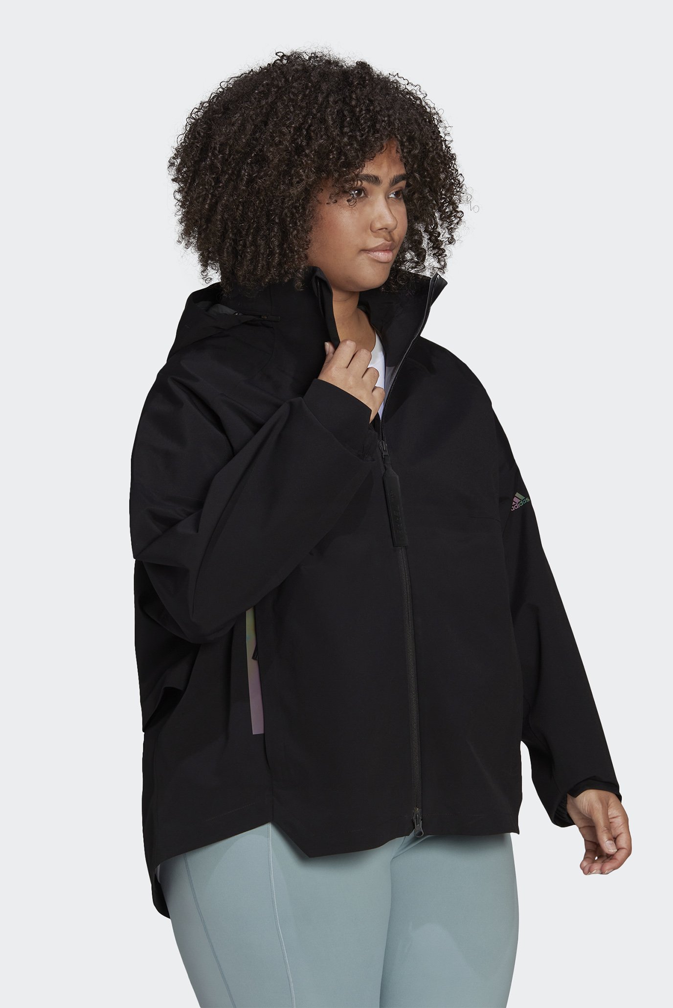 Жіноча чорна куртка Terrex CT MYSHELTER RAIN.RDY (Plus Size) 1