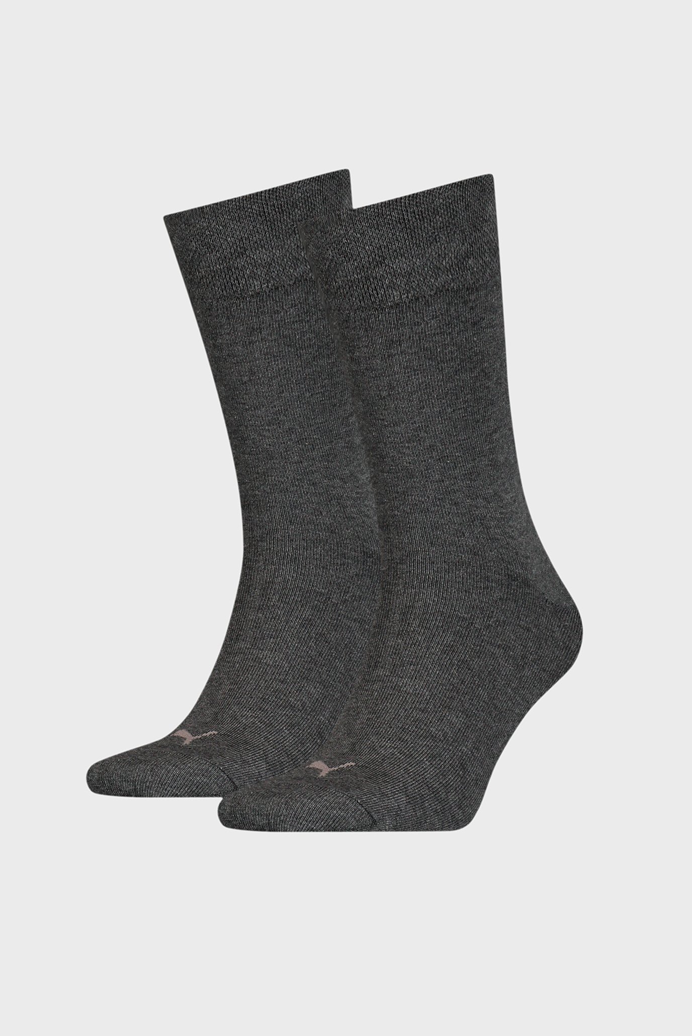 Чоловічі сірі шкарпетки (2 пари) Men's Classic Piquee Socks 1
