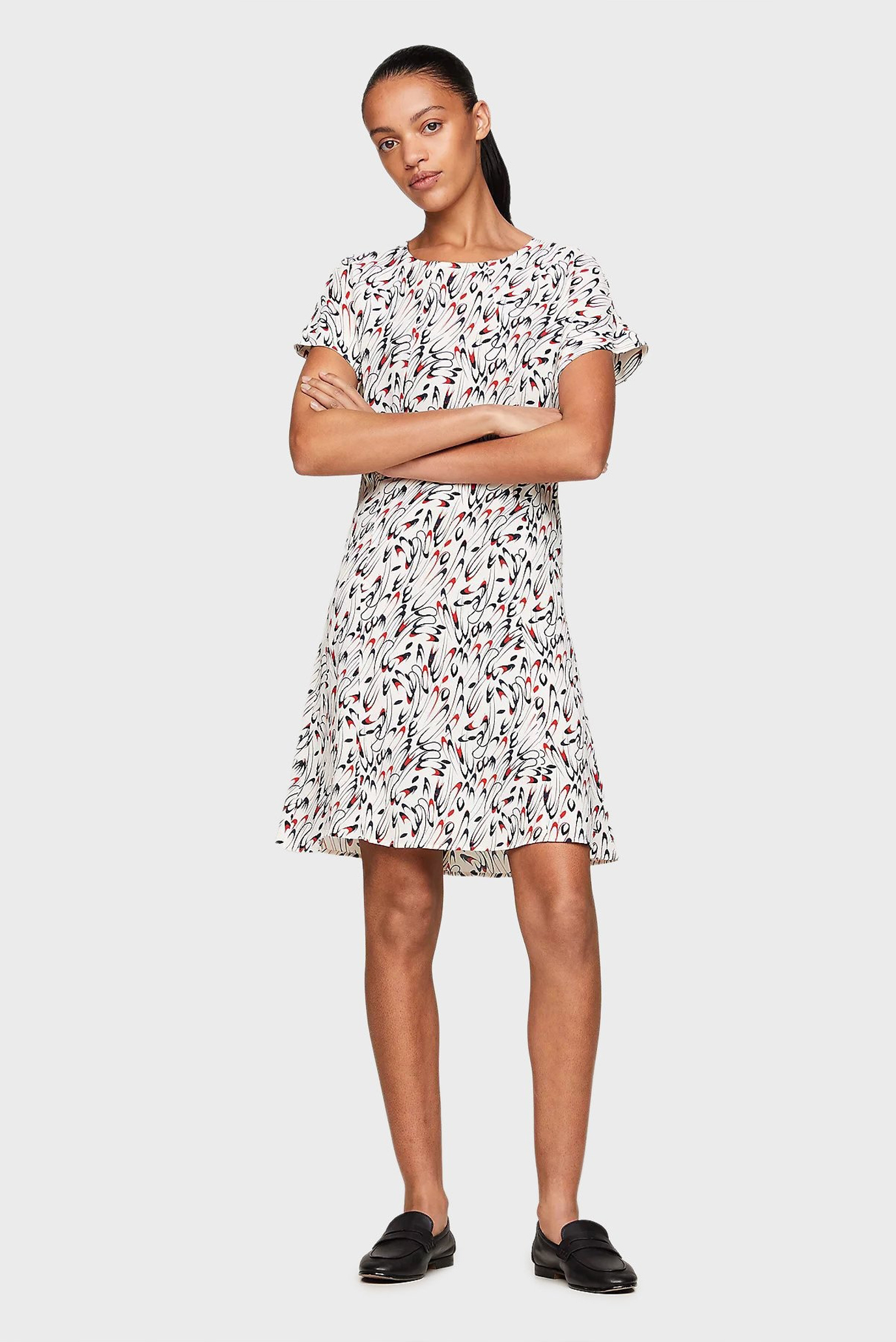 Женское платье с узором SMALL RIBBON F&F SS Разноцветный S Tommy Hilfiger WW0WW42441 Женское платье с узором SMALL RIBBON F&F SS Разноцветный S Tommy Hilfiger WW0WW42441