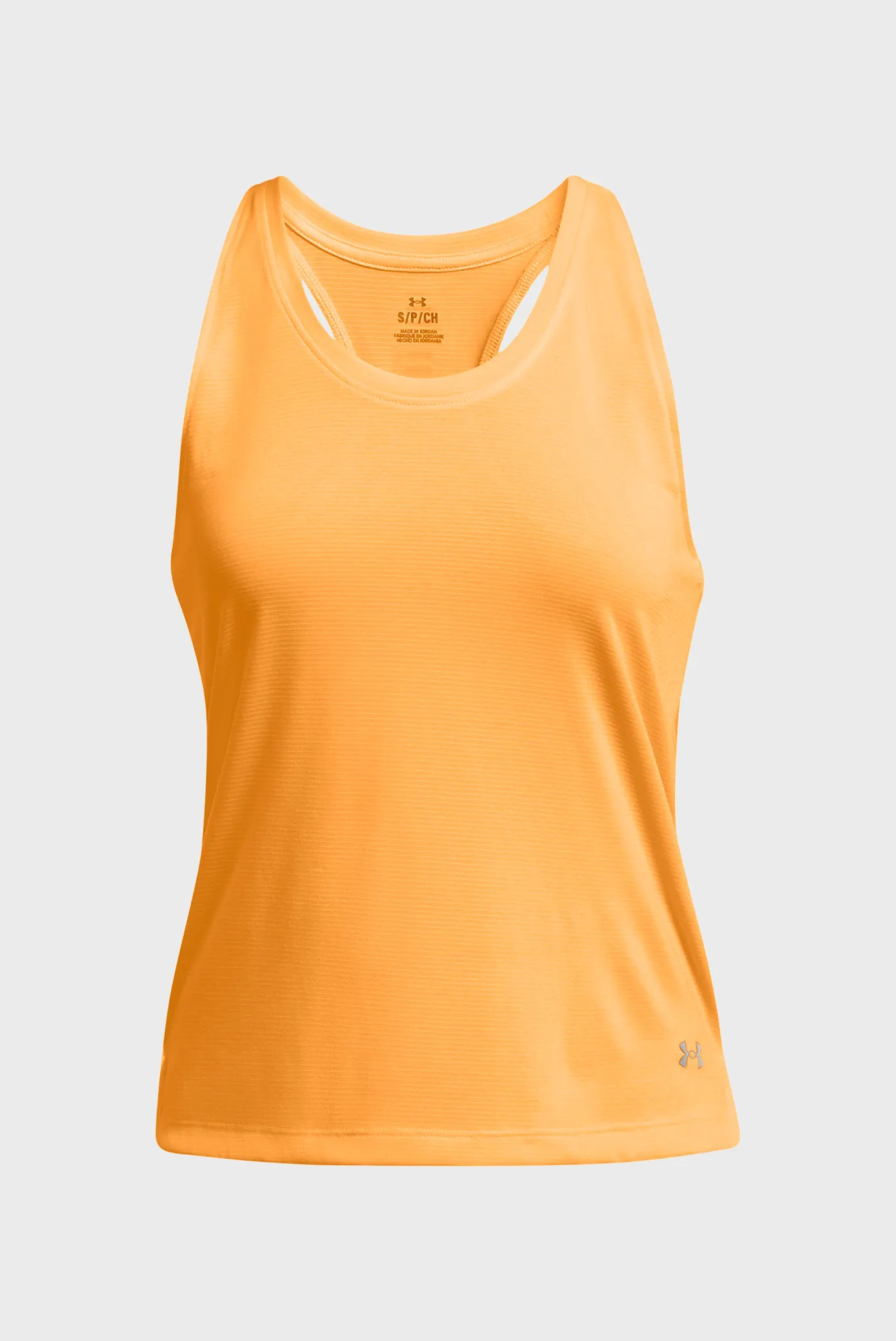 Жіноча помаранчева майка UA Launch Singlet 4