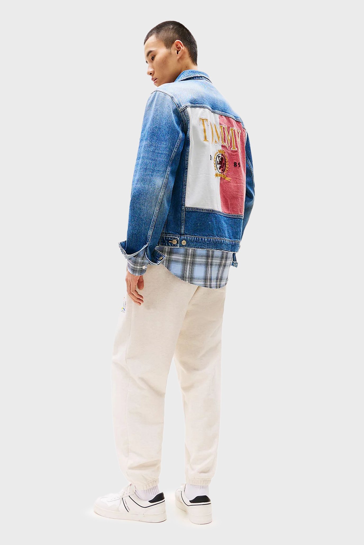 Мужская синяя джинсовая куртка RYAN REG TRK JK RWB EXT BI5135 Синий M Tommy Jeans DM0DM21860 Мужская синяя джинсовая куртка RYAN REG TRK JK RWB EXT BI5135 Синий M Tommy Jeans DM0DM21860