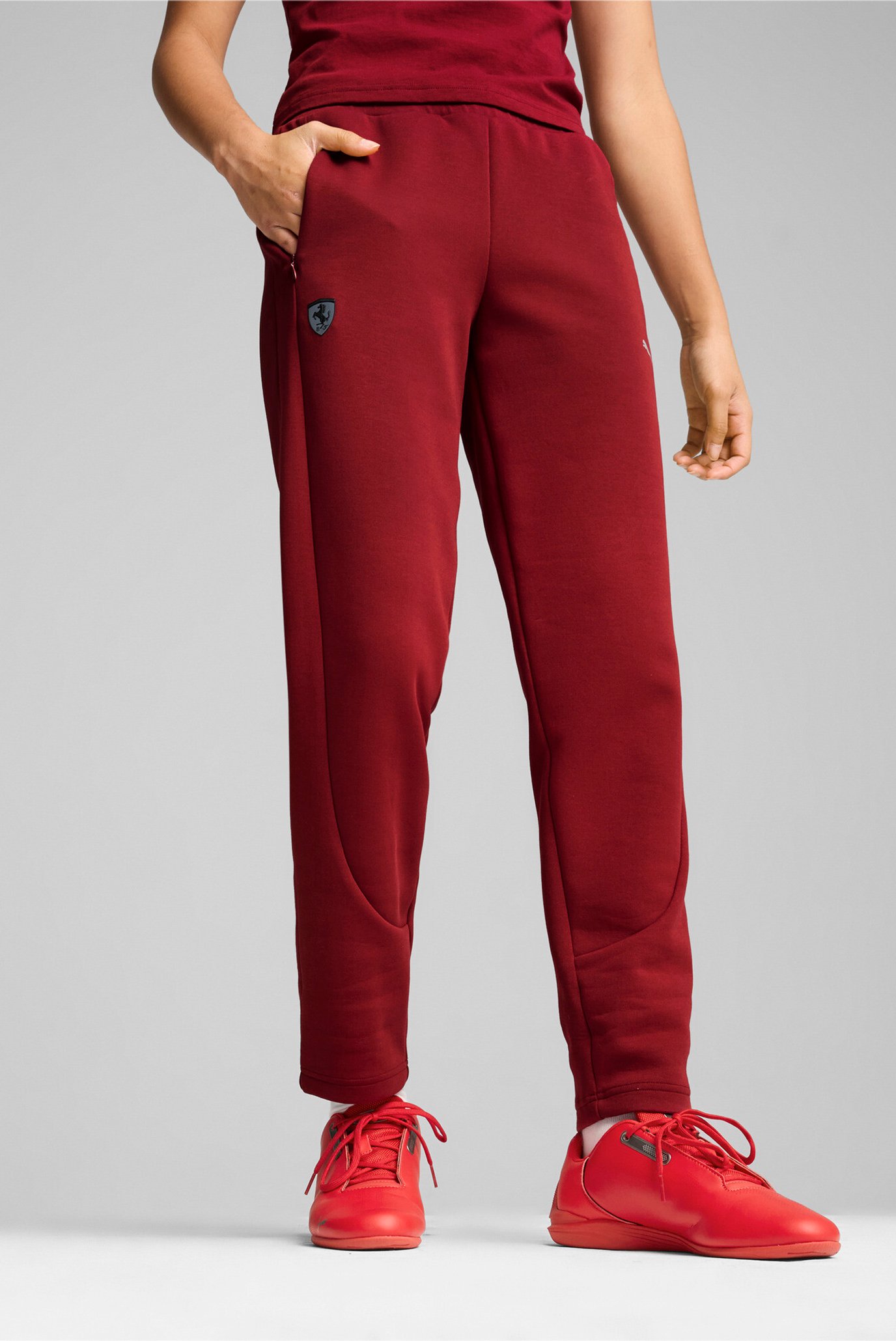 Женские красные спортивные брюки Scuderia Ferrari Style Sweatpants Women 1