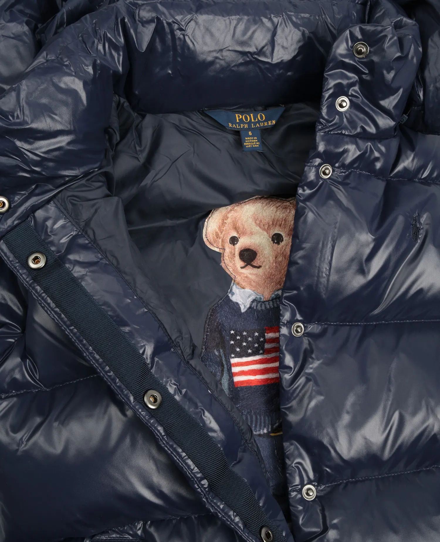 Детский синий пуховик Polo Ralph Lauren 312798655001 — MD