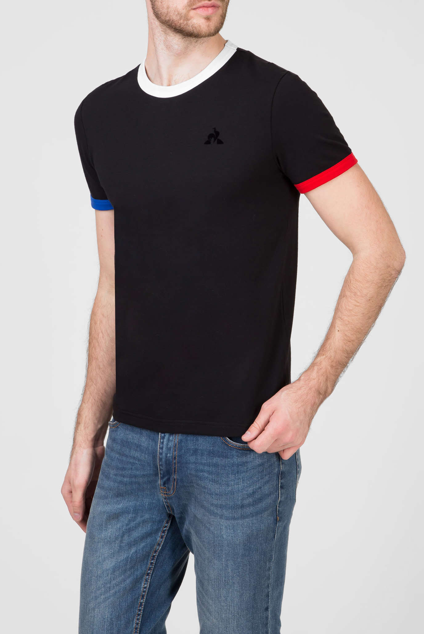 Мужская черная футболка ESSENTIELS T-SHIRT 1