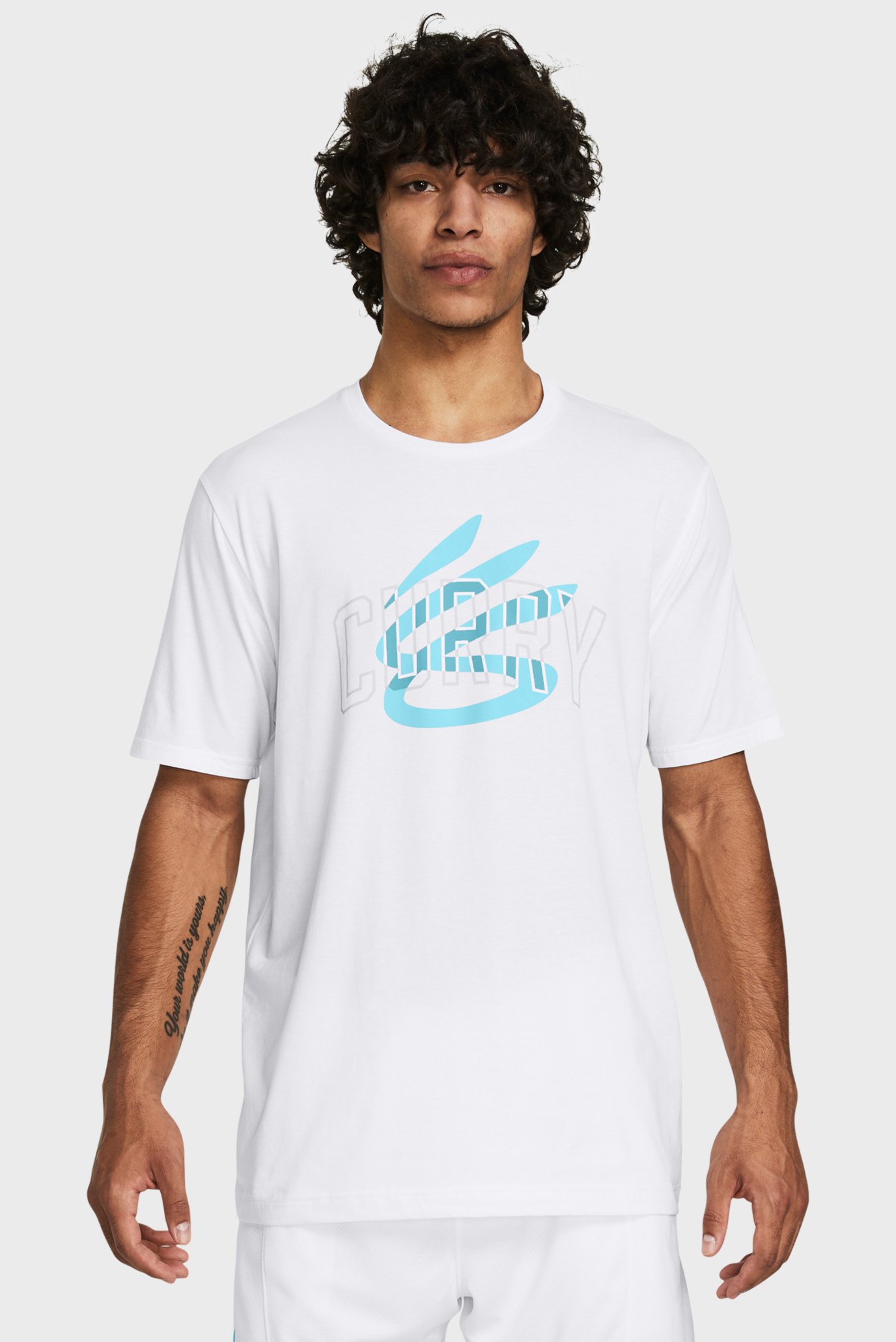 Мужская белая футболка Curry Champ Mindset Tee 1