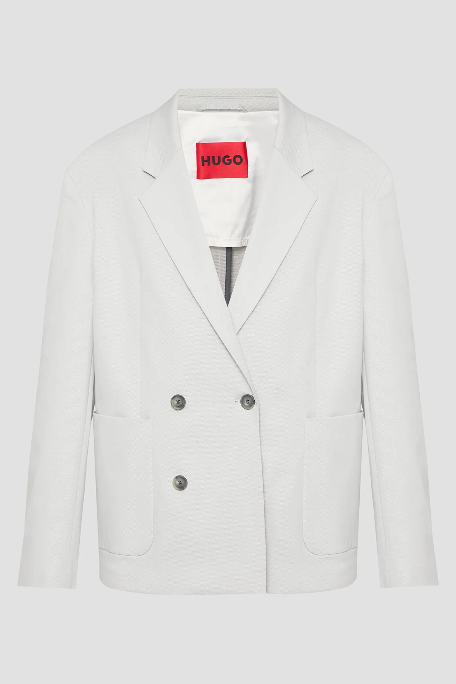 Чоловічий сірий блейзер 1