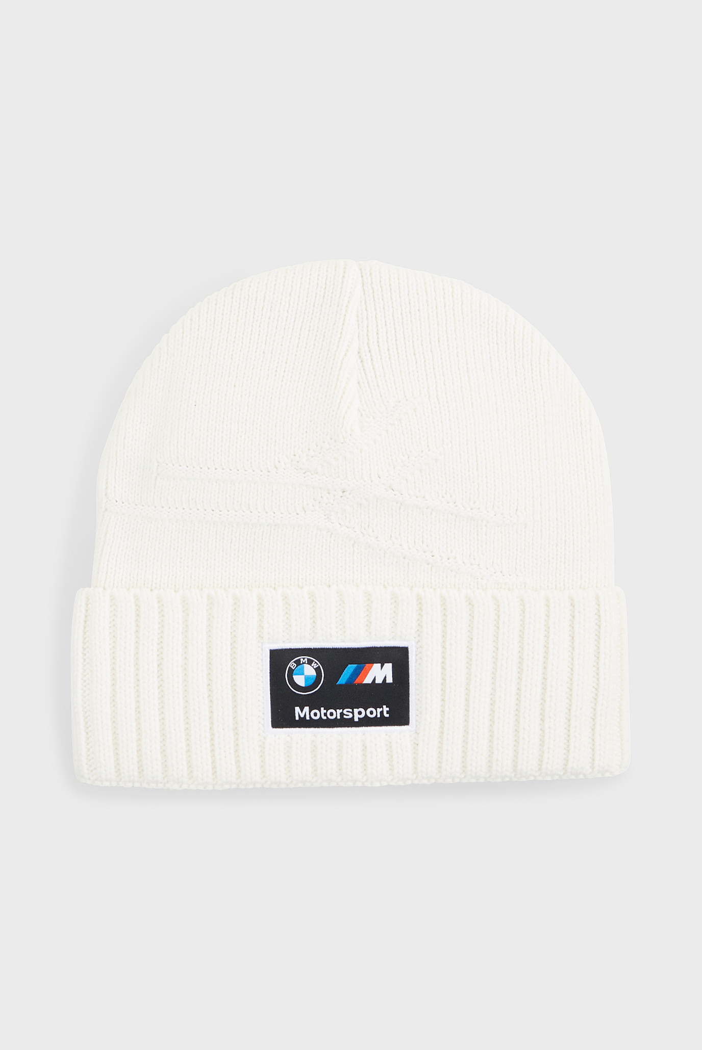 Белая шапка BMW M Motorsport Classic Cuff Beanie 1