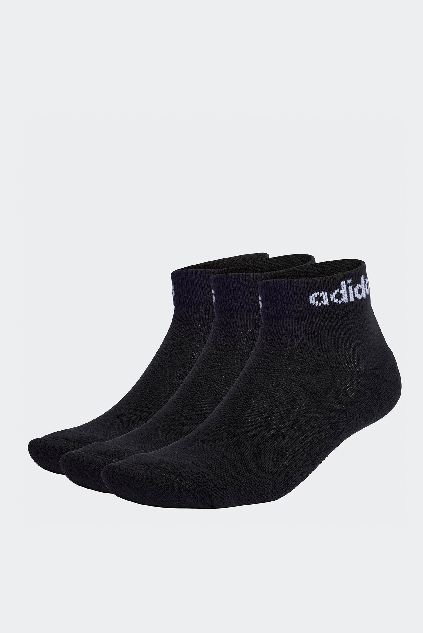 Черные носки (3 пары) Linear Ankle Cushioned 1