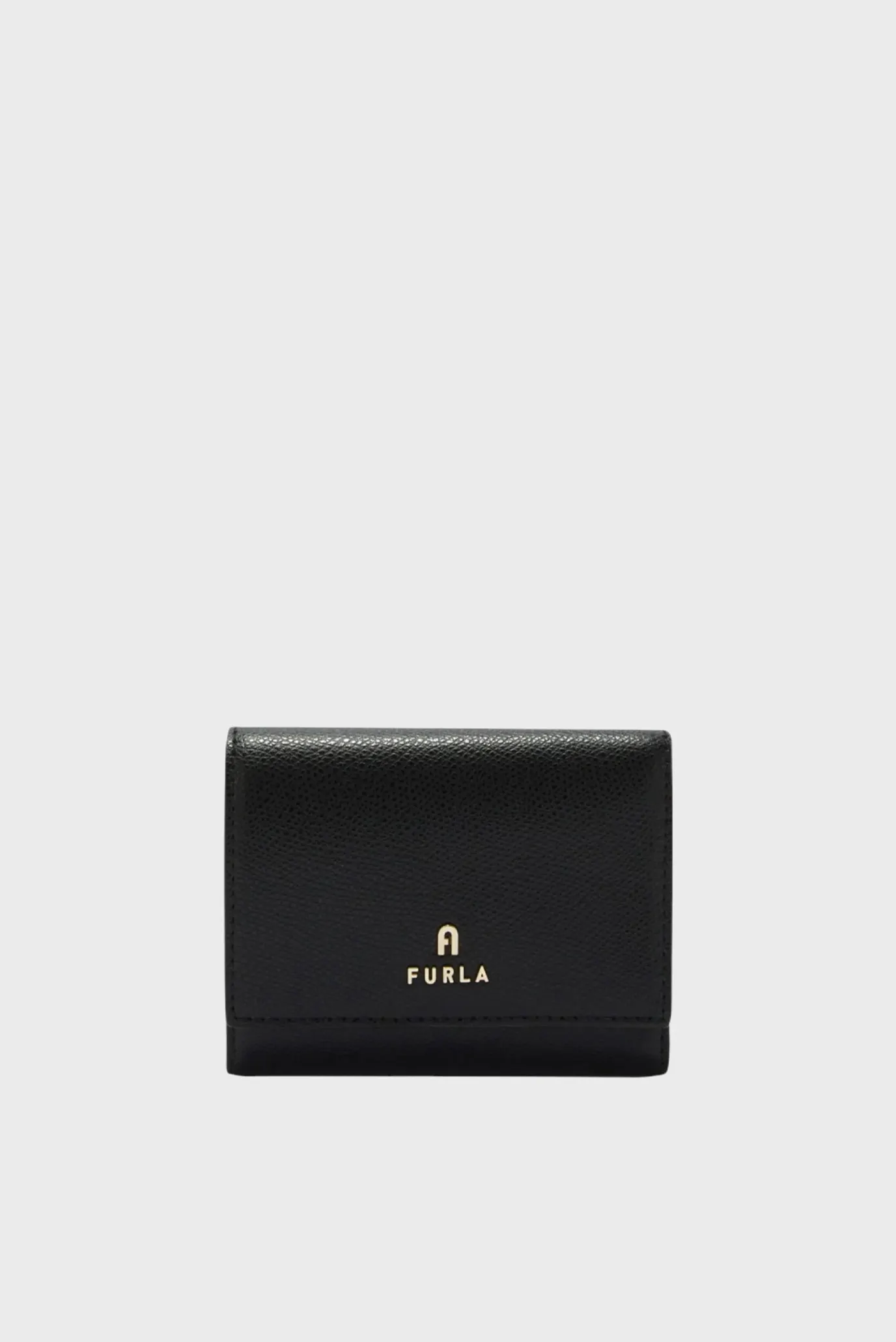 Женский черный кожаный кошелек 1