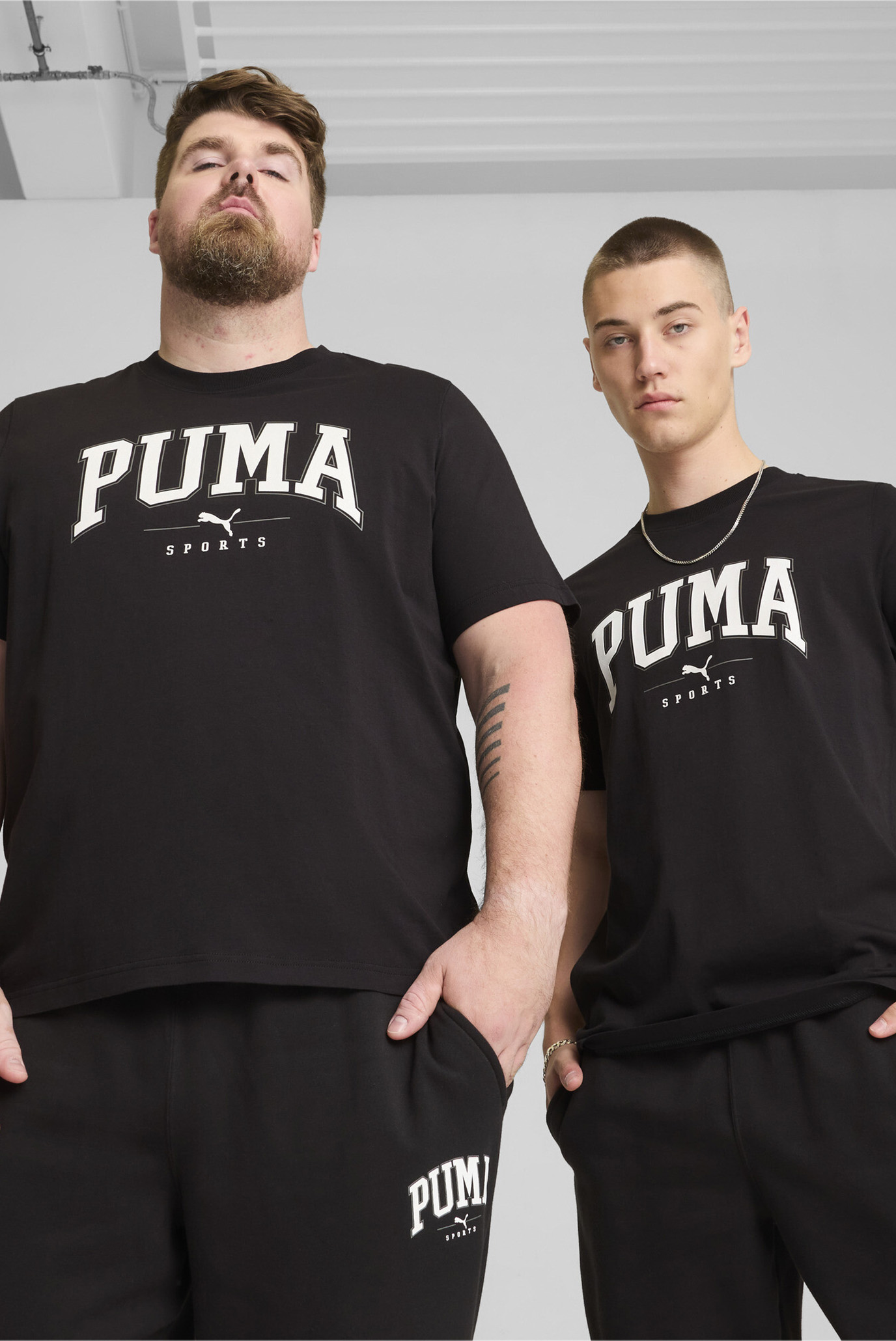 Чоловіча чорна футболка PUMA SQUAD Tee Men 1