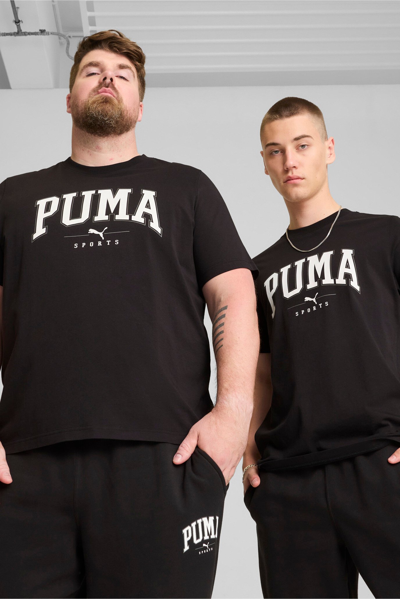 Мужская черная футболка PUMA SQUAD Tee Men 1