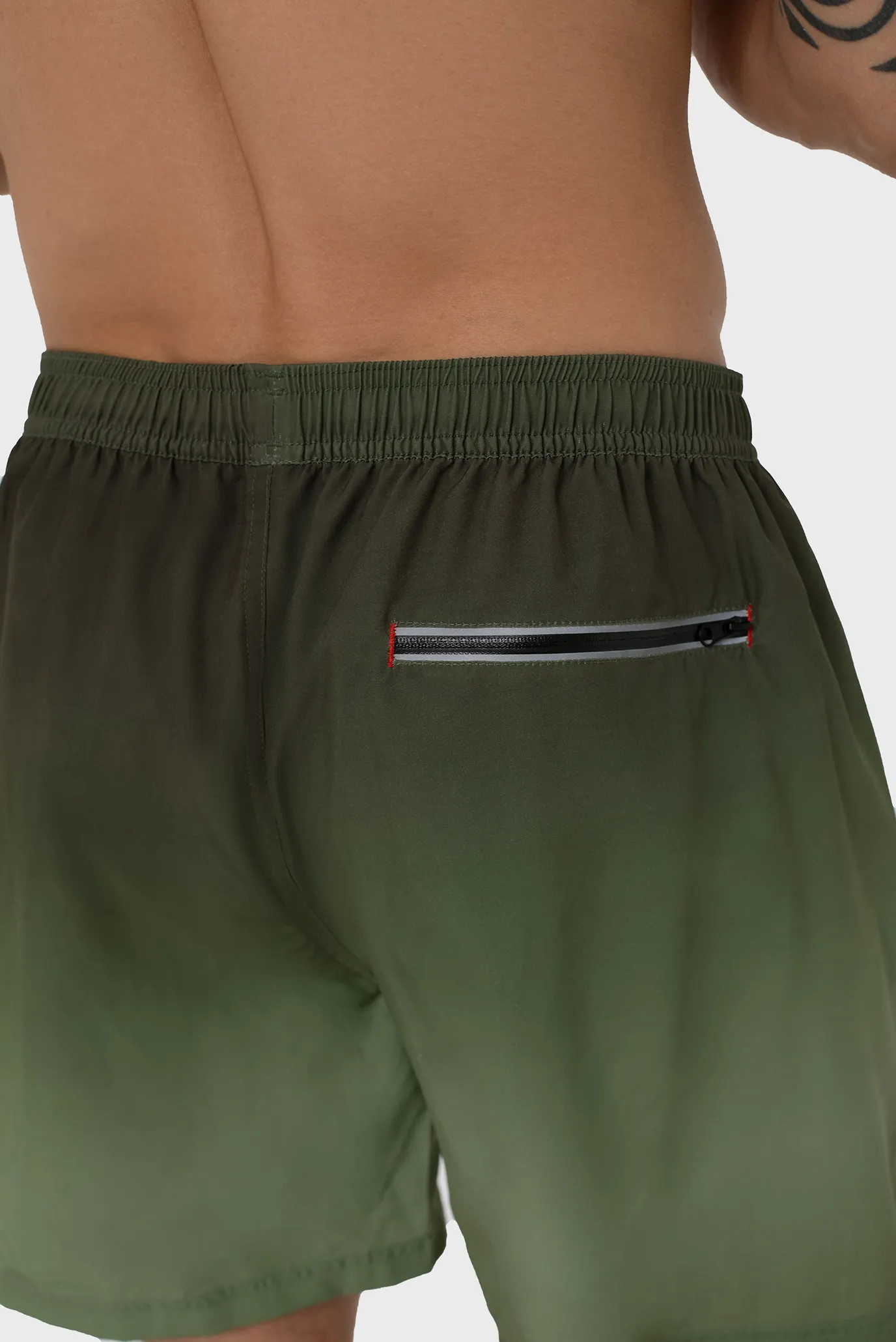 Мужские зеленые плавательные шорты 5