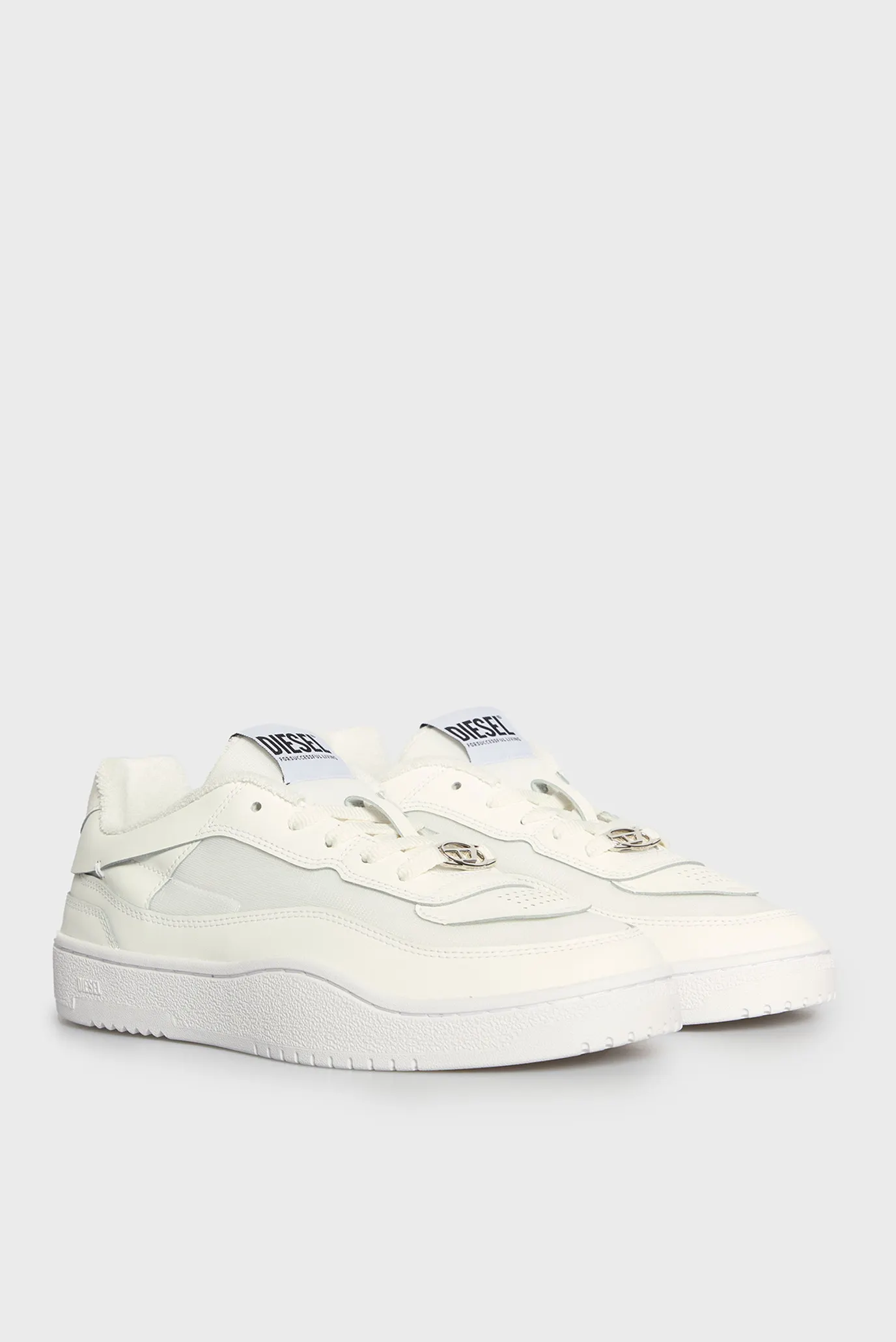 Чоловічі білі снікерси OVAL SKATE 3