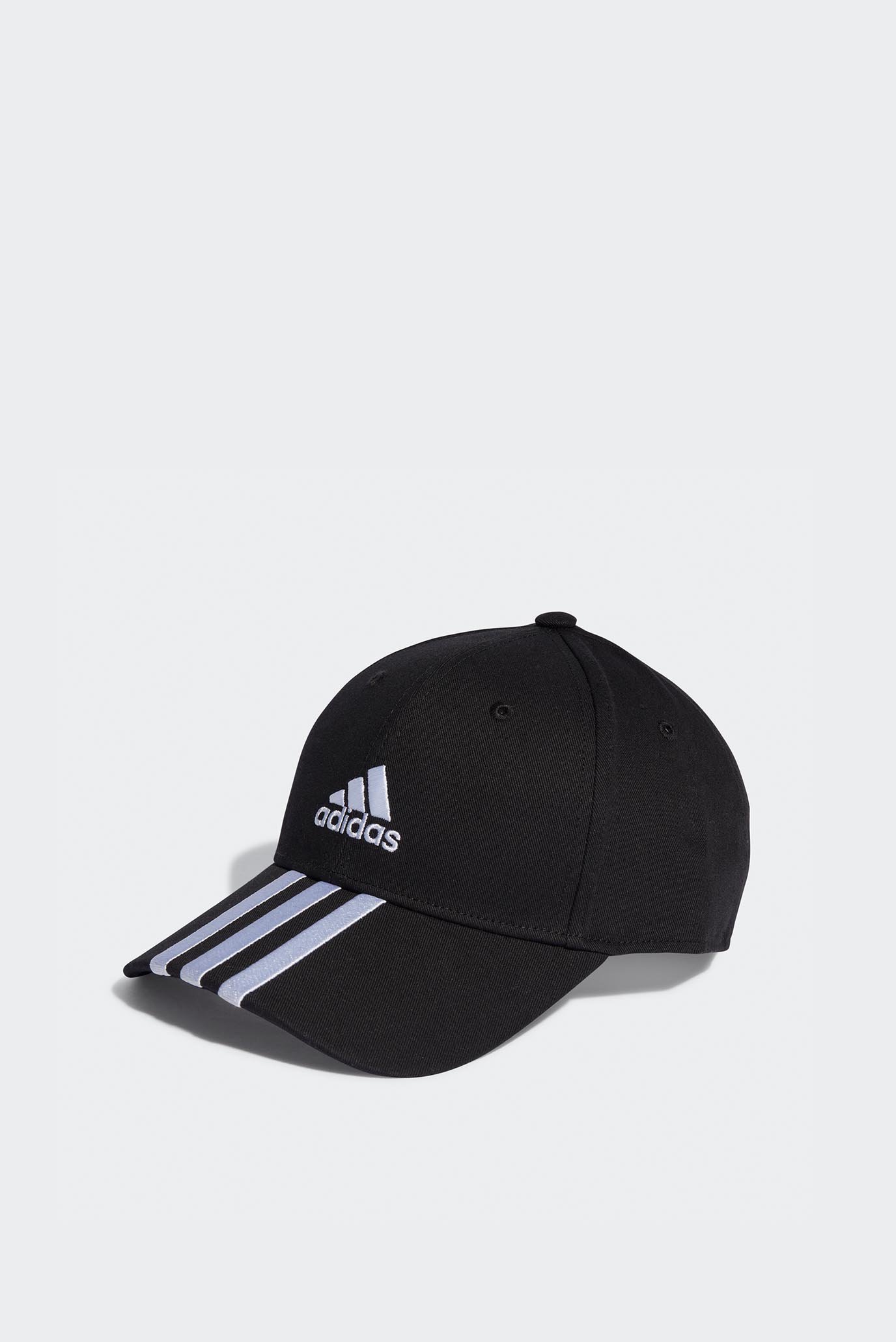 Черная кепка 3-Stripes Cotton Twill Baseball 1