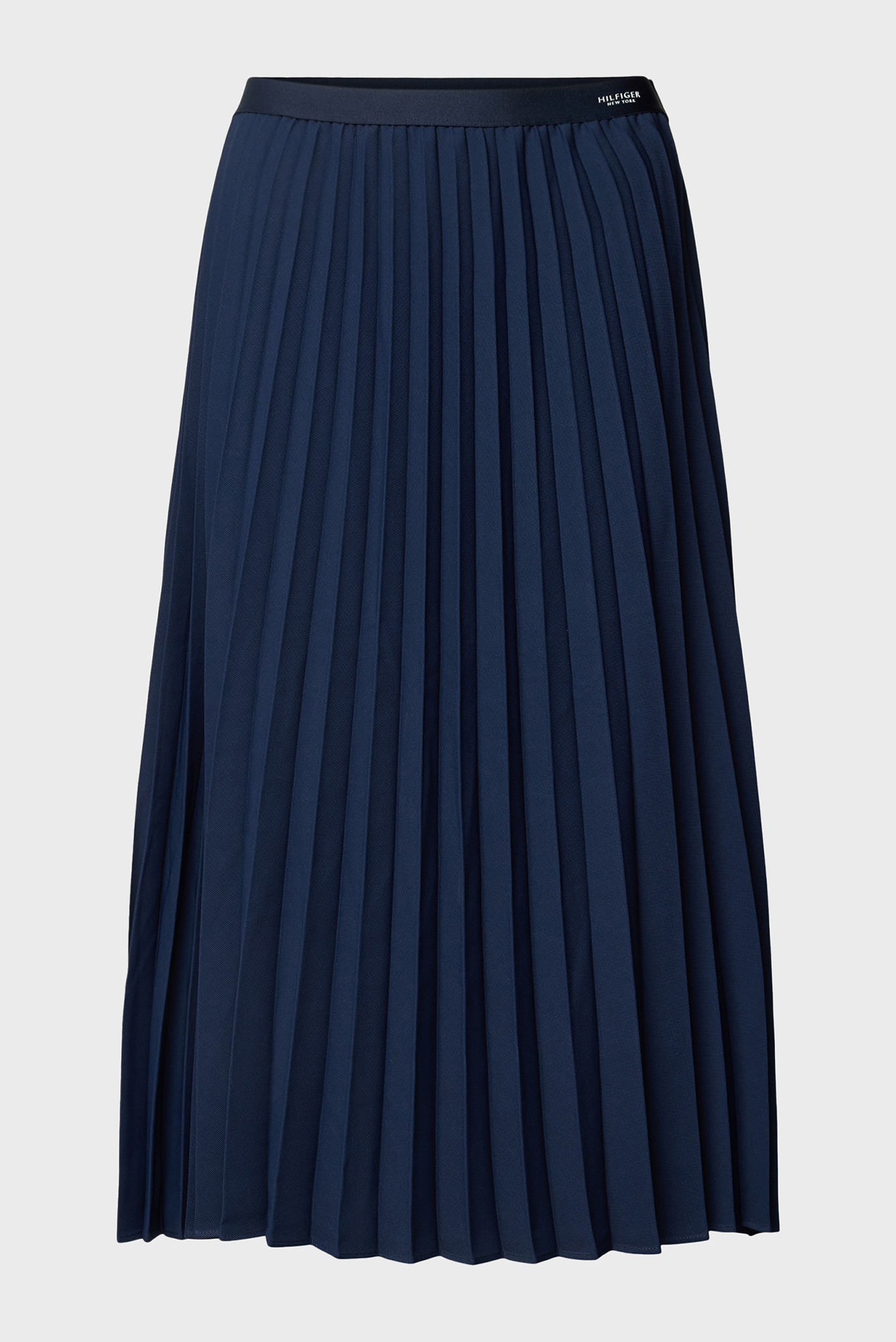 Женская темно-синяя плиссированная юбка FLUID PLEATED PULL ON MIDI SKIRT 1