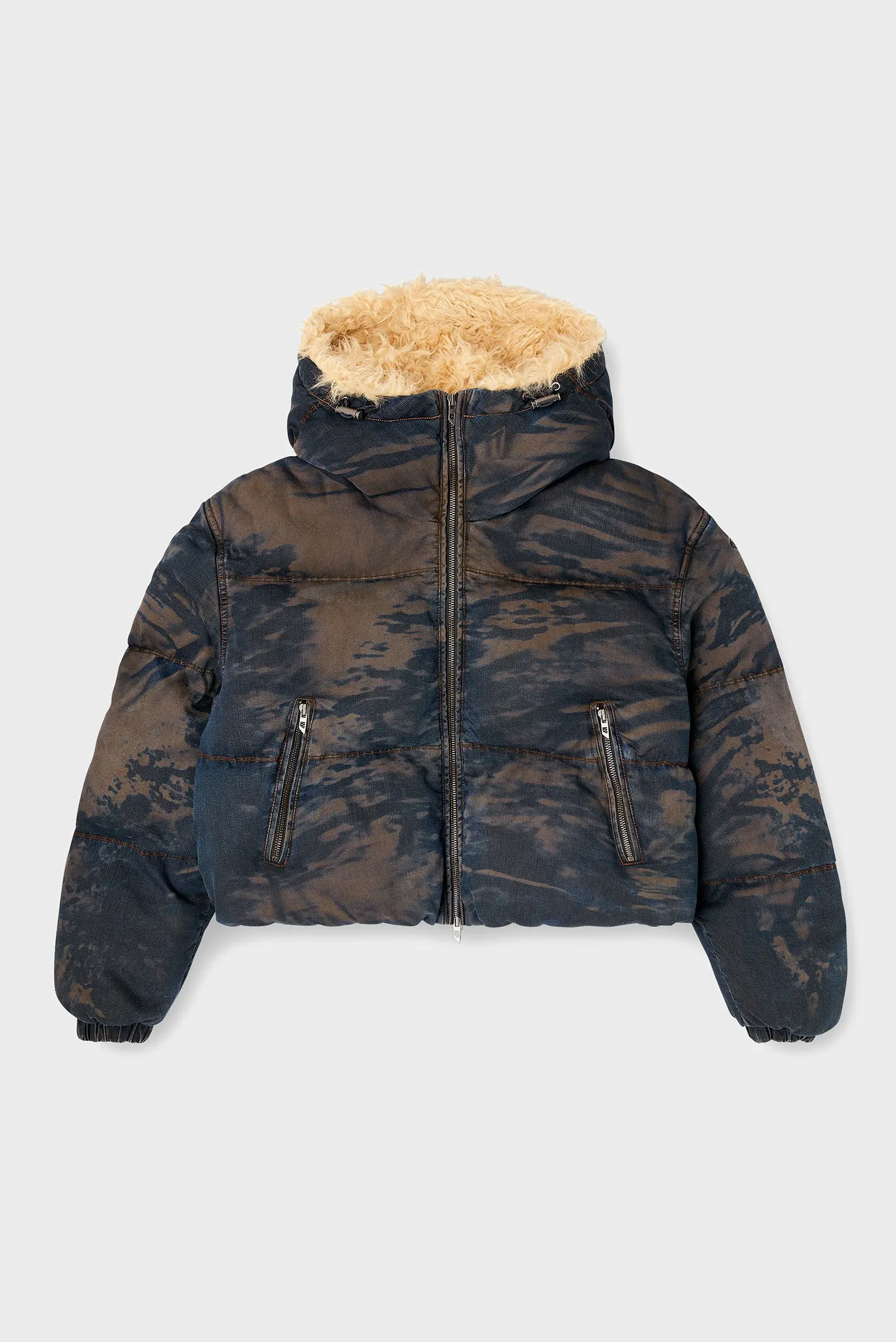 Жіноча темно-синя куртка W-AVES-FUR 5