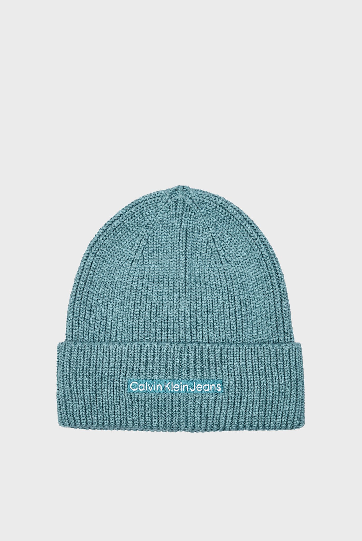 Женская бирюзовая шапка INSTITUTIONAL BEANIE 1