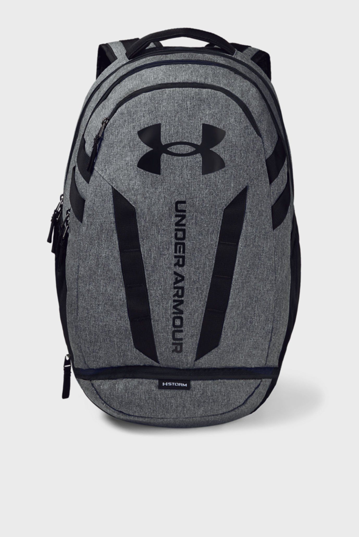 Серый рюкзак UA Hustle 5.0 Backpack 1