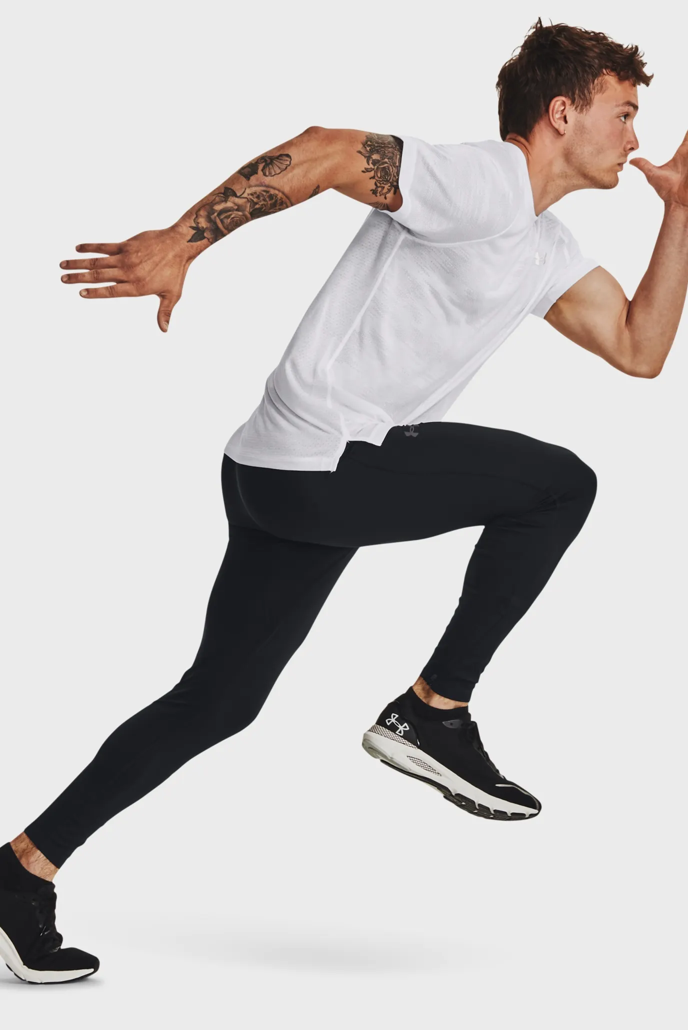 Чоловічі чорні тайтси UA QUALIFIER ELITE TIGHT 4