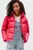 Жіноча малинова куртка PCKBL HOOD ESS PUFFER EXT