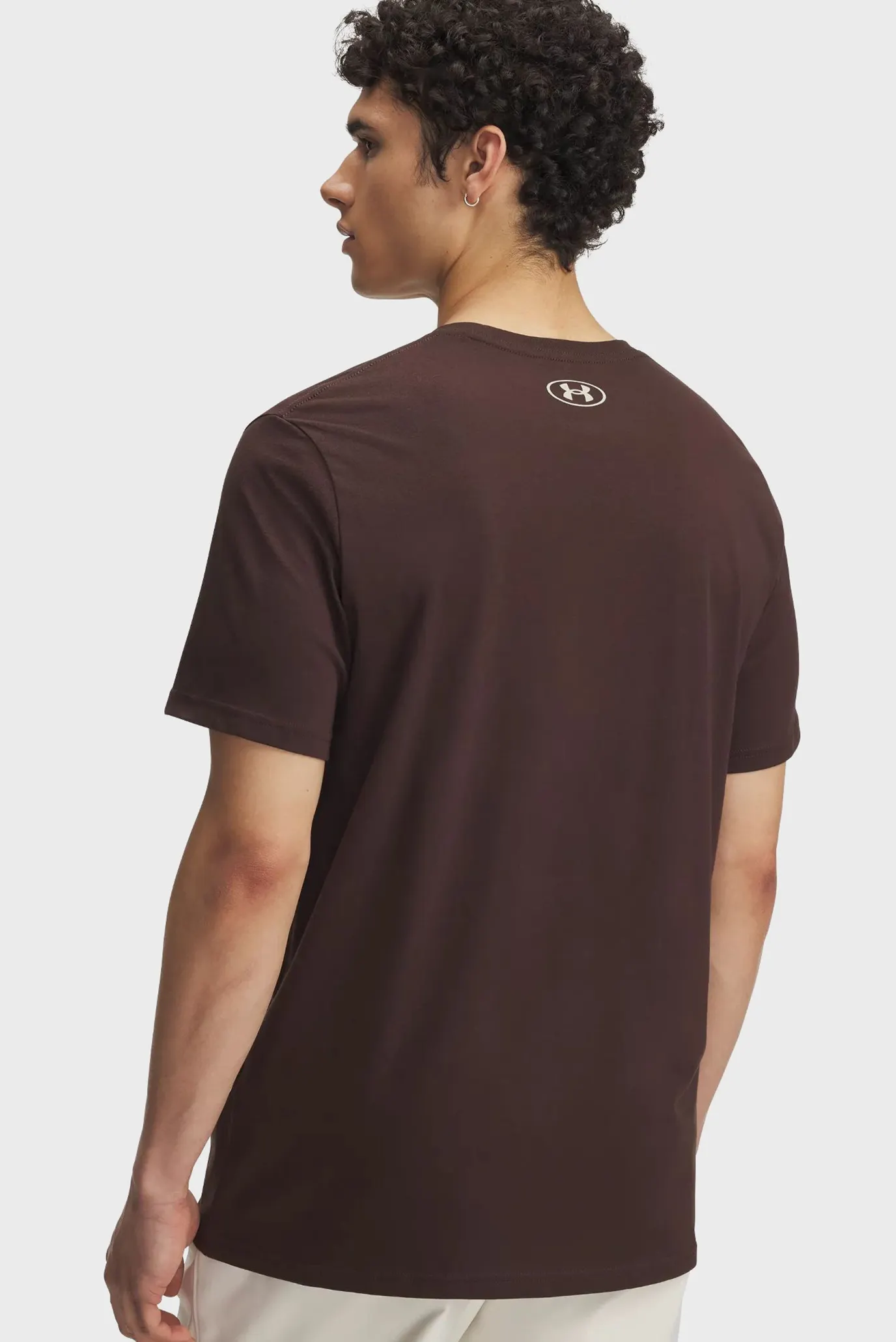 Чоловіча коричнева футболка UA GL FOUNDATION UPDATE SS 2