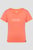 Женская персиковая футболка