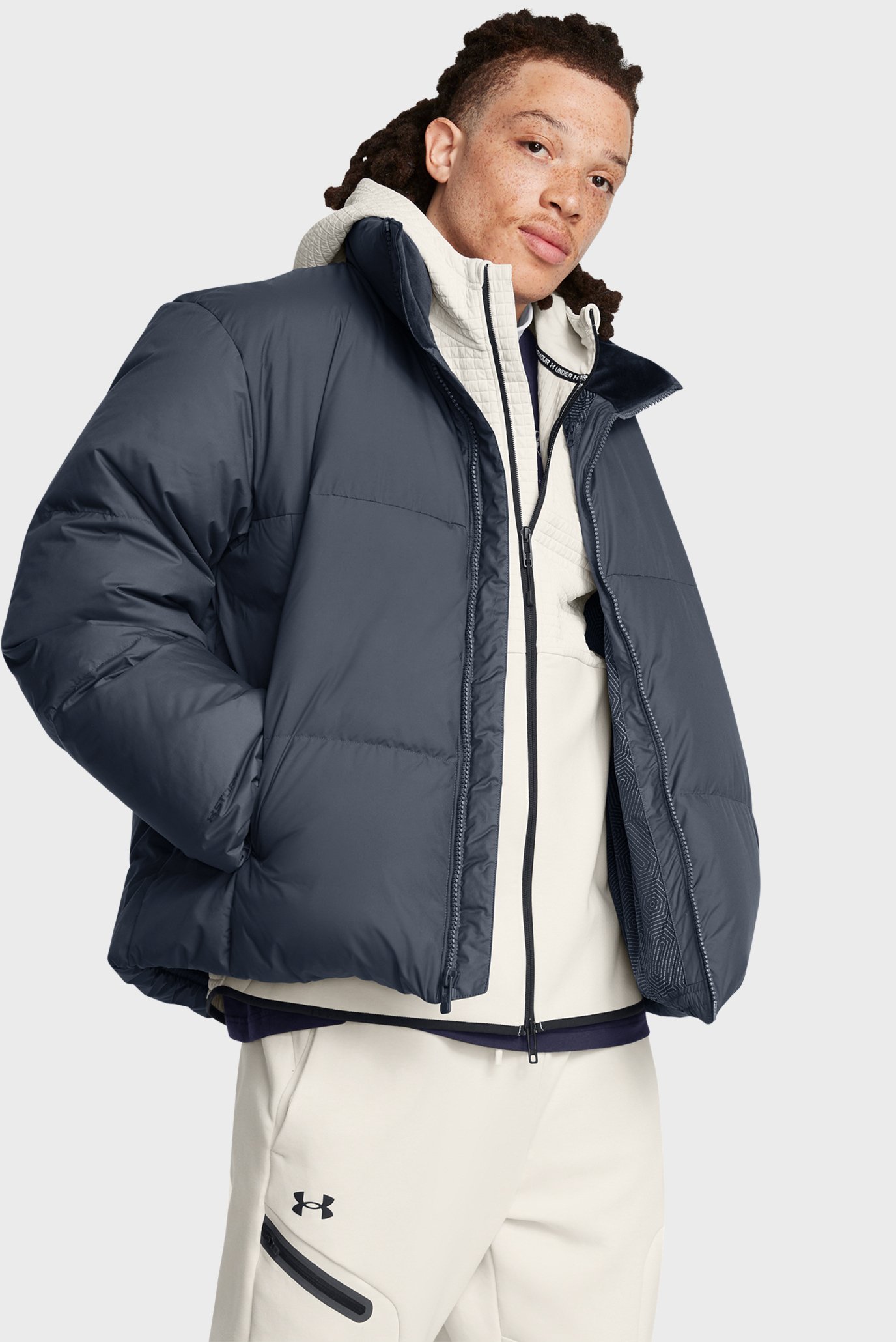 Чоловічий сірий пуховик LIMITLESS DOWN PUFFER JACKET 1