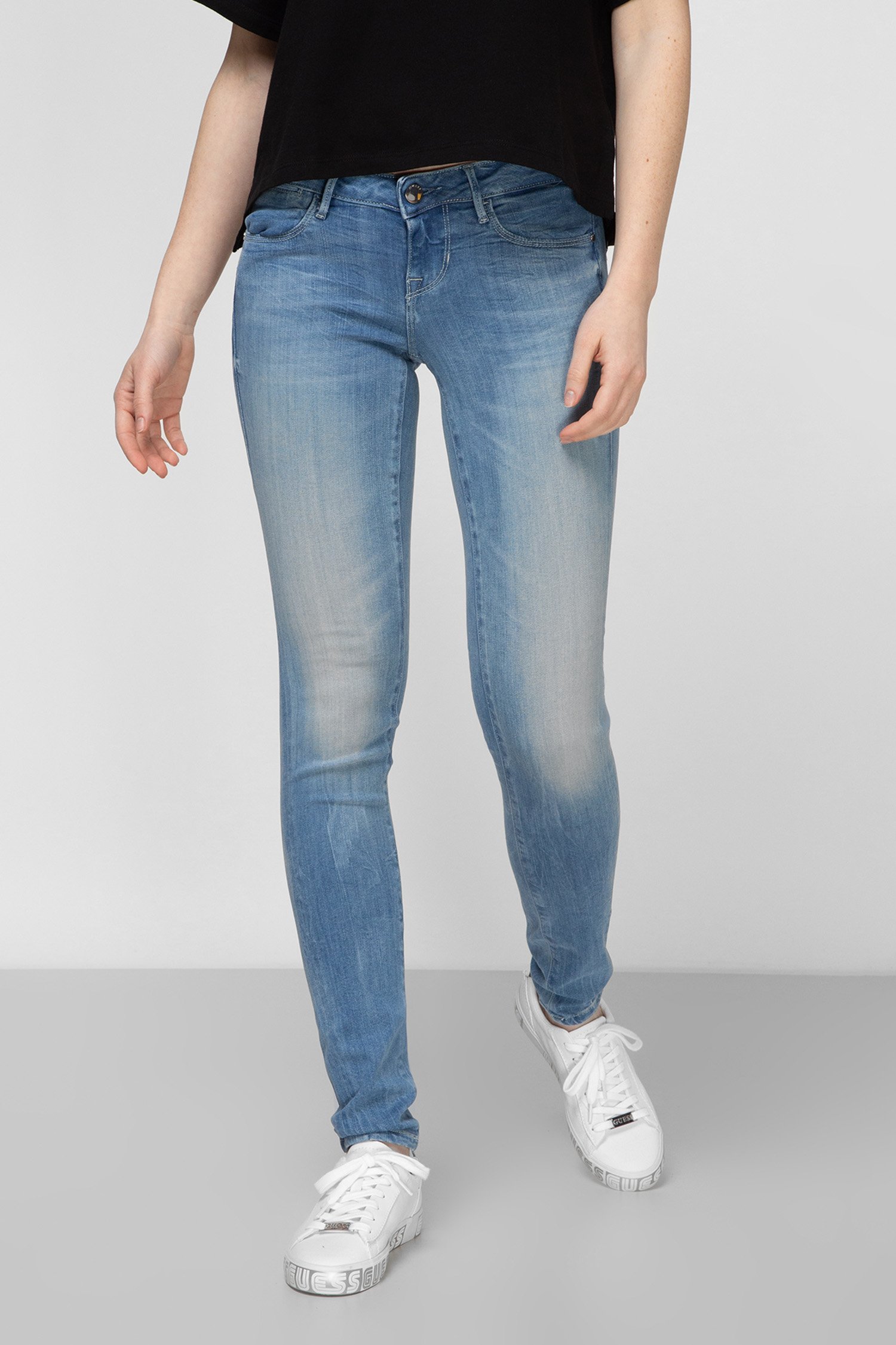 Женские голубые джинсы Jegging Ultra Skinny Low 1