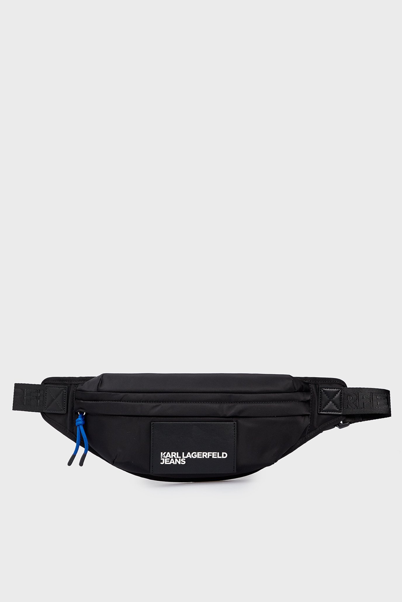 Мужская черная поясная сумка STREET NYLON BUMBAG 1