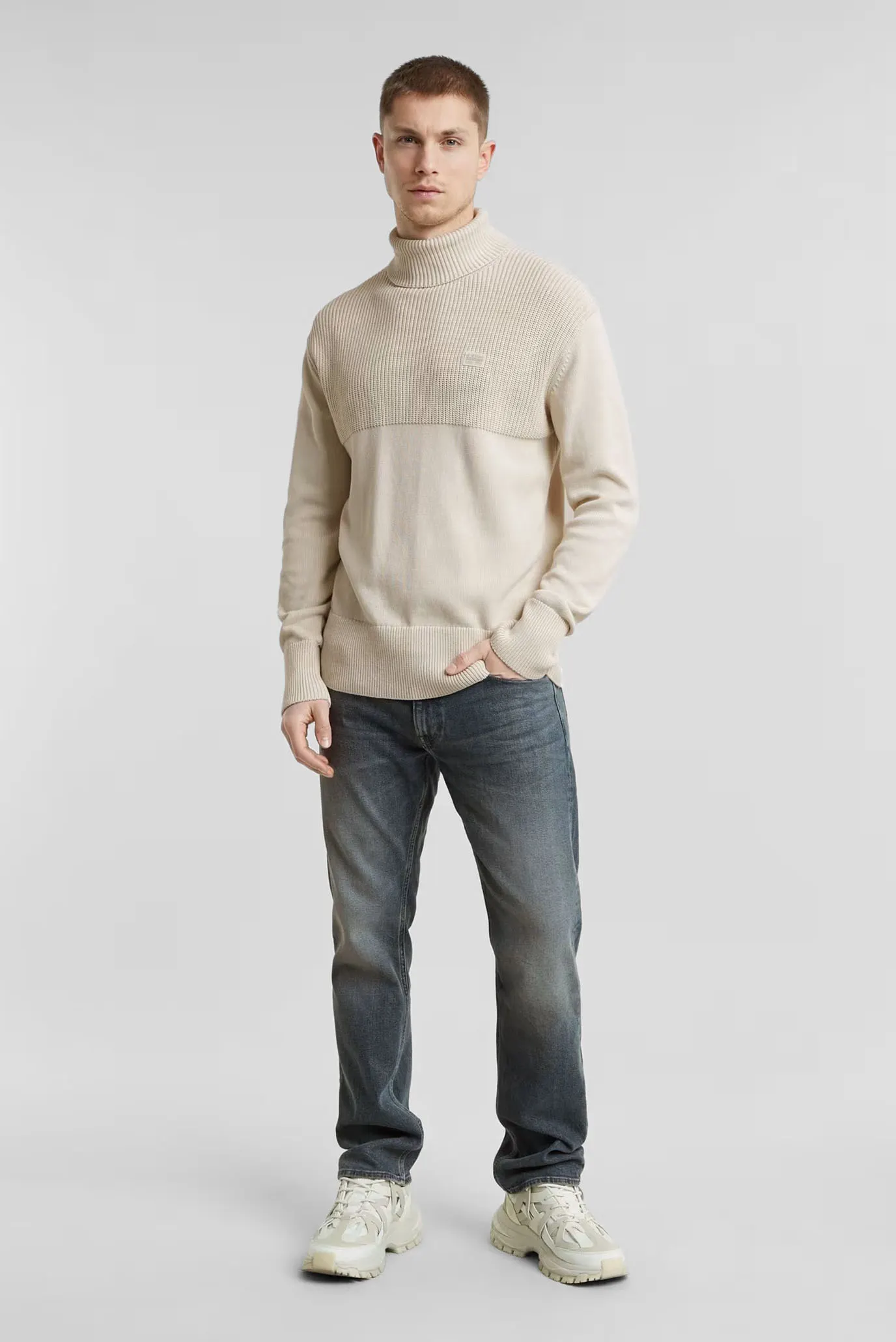 Мужские темно-синие джинсы Mosa Straight 2