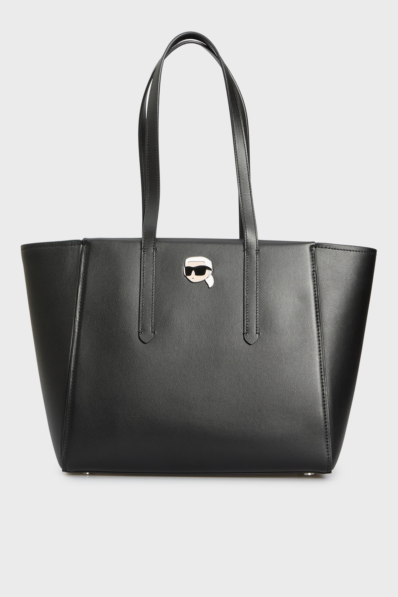 Женская черная кожаная сумка Черный ONESIZE Karl Lagerfeld 240W3081 Женская черная кожаная сумка Черный ONESIZE Karl Lagerfeld 240W3081