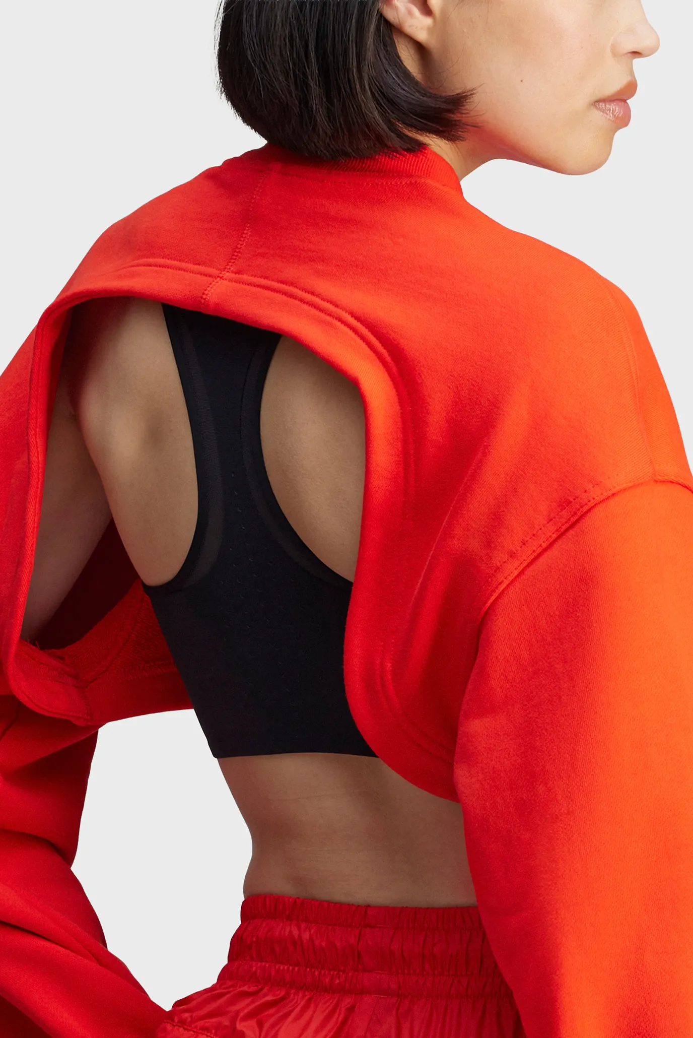 Жіночий червоний світшот adidas by Stella McCartney TrueCasuals 5