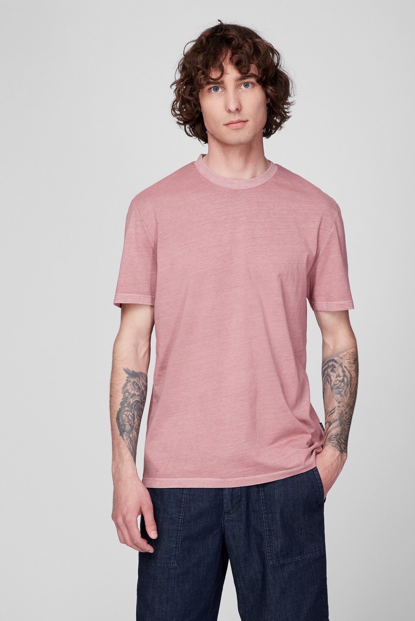 Чоловіча рожева футболка Phillip-R 1