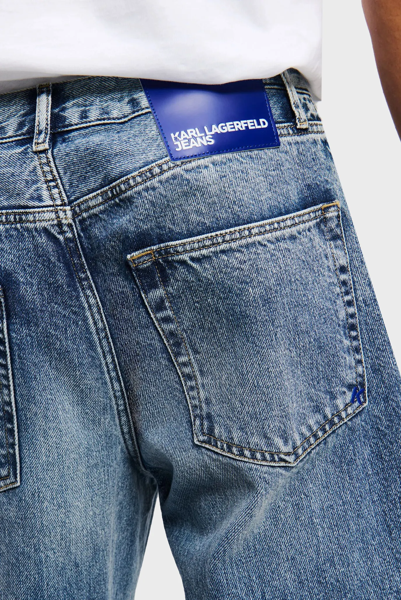 Чоловічі сині джинси KLJ RELAXED DENIM 4