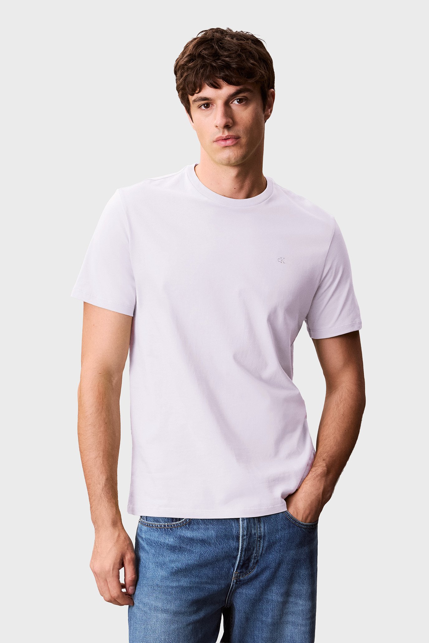 Мужская белая футболка SMOOTH Белый XXL Calvin Klein Jeans LV040HM265 Мужская белая футболка SMOOTH Белый XXL Calvin Klein Jeans LV040HM265