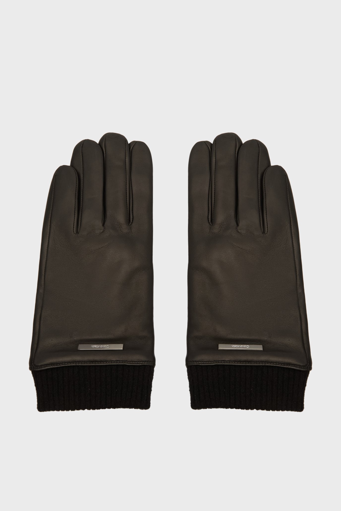 Чоловічі чорні шкіряні рукавички LEATHER WARM LINED GLOVES 1