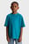Детская бирюзовая футболка INTARSIA