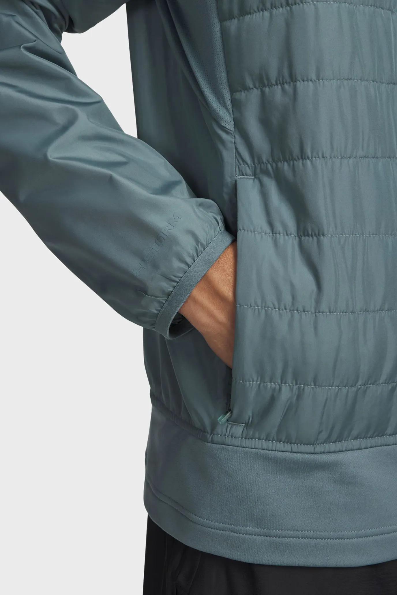 Мужская бирюзовая ветровка UA Launch Insulated Jacket 2