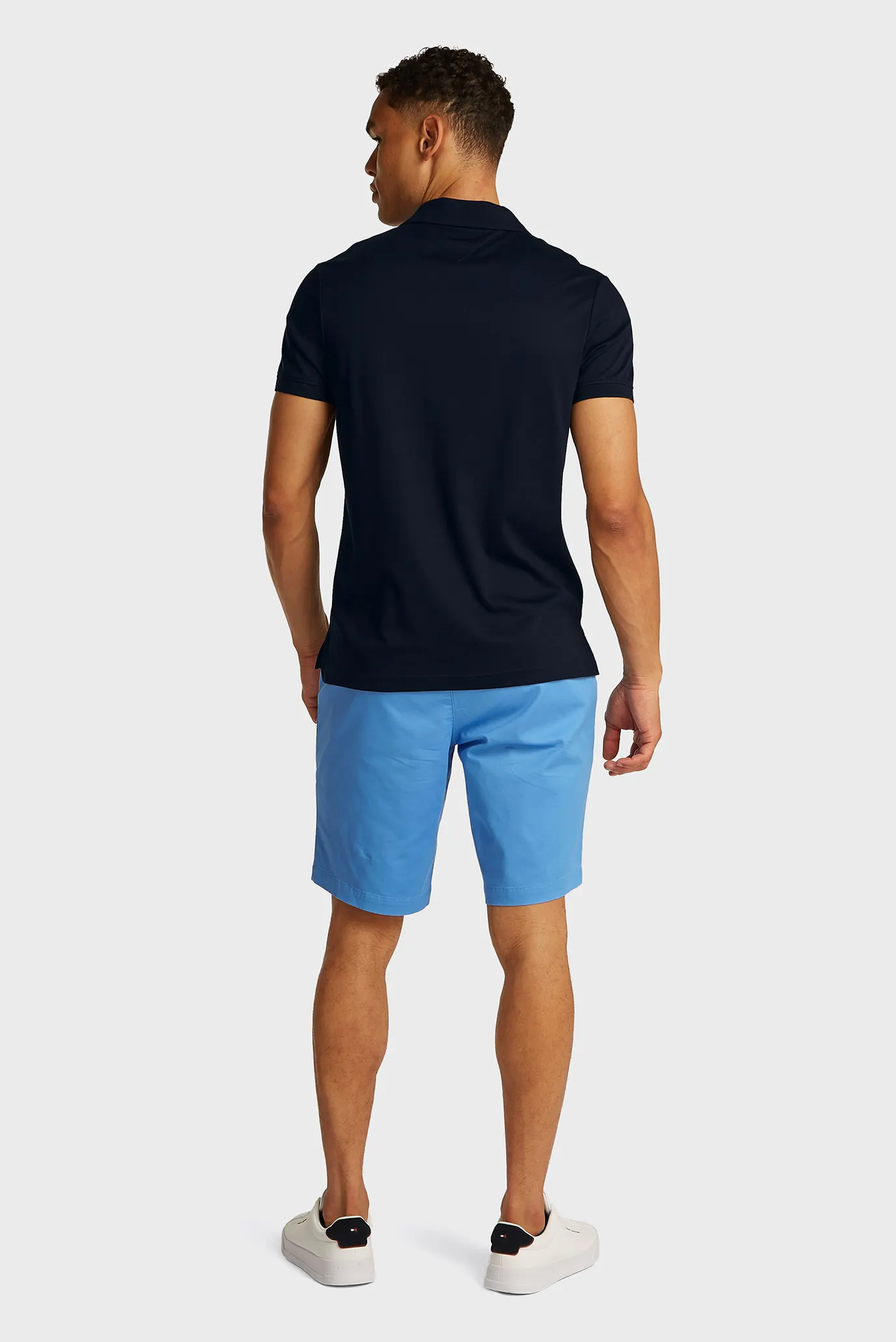 Мужское темно-синее поло INTERLOCK PLACKET 3