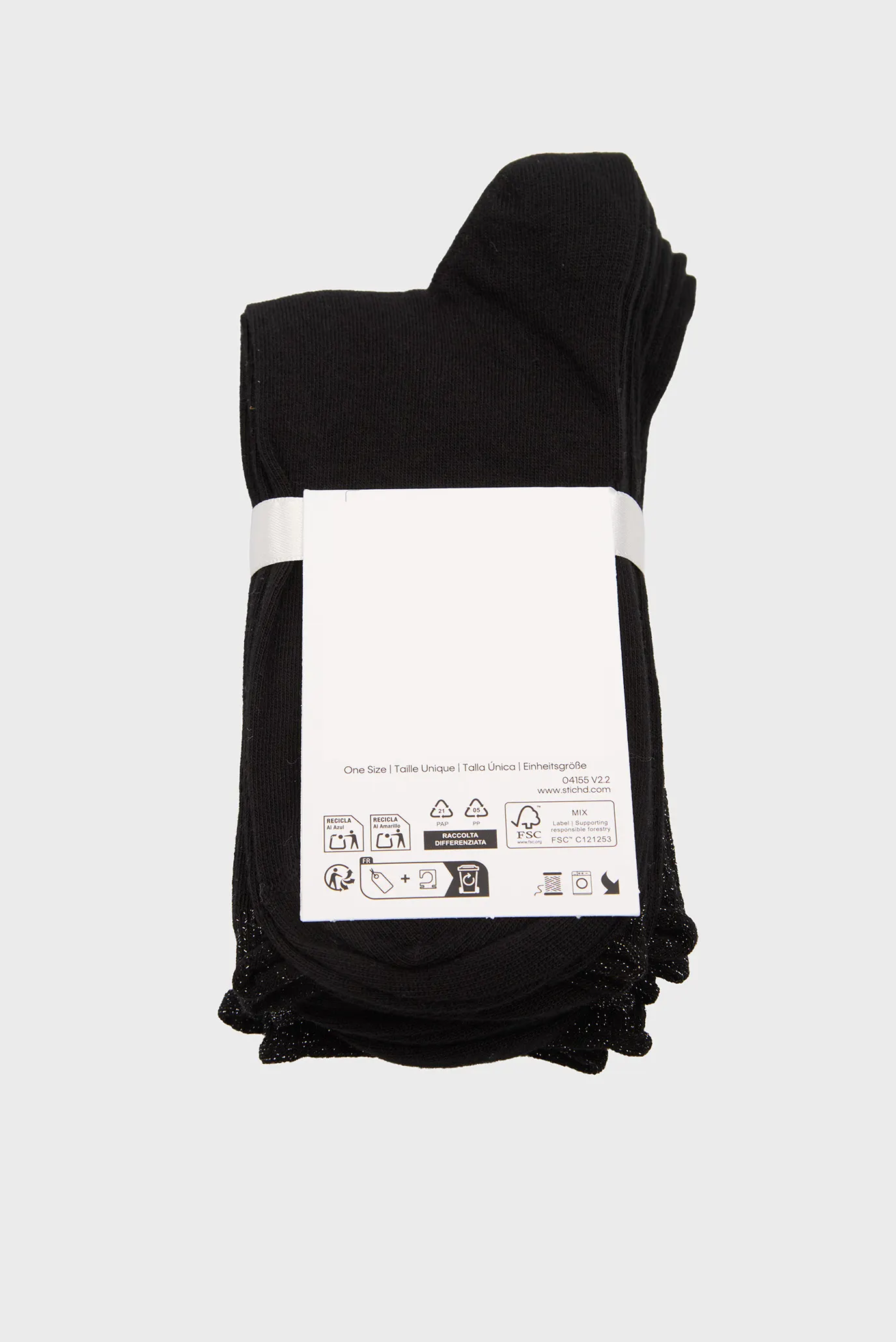 Жіночі чорні шкарпетки (4 пари) HOLIDAY 3